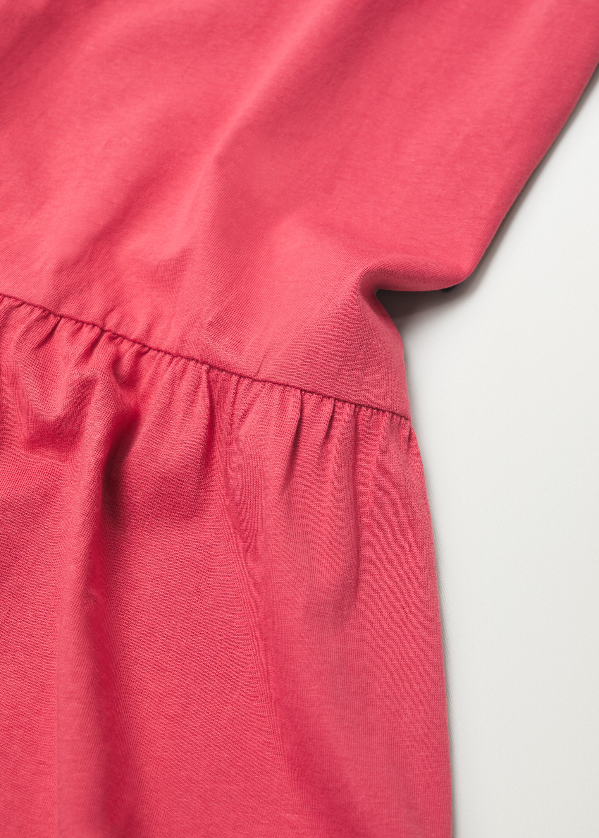 Vestido algodón manga abullonada - Detalle del artículo 8