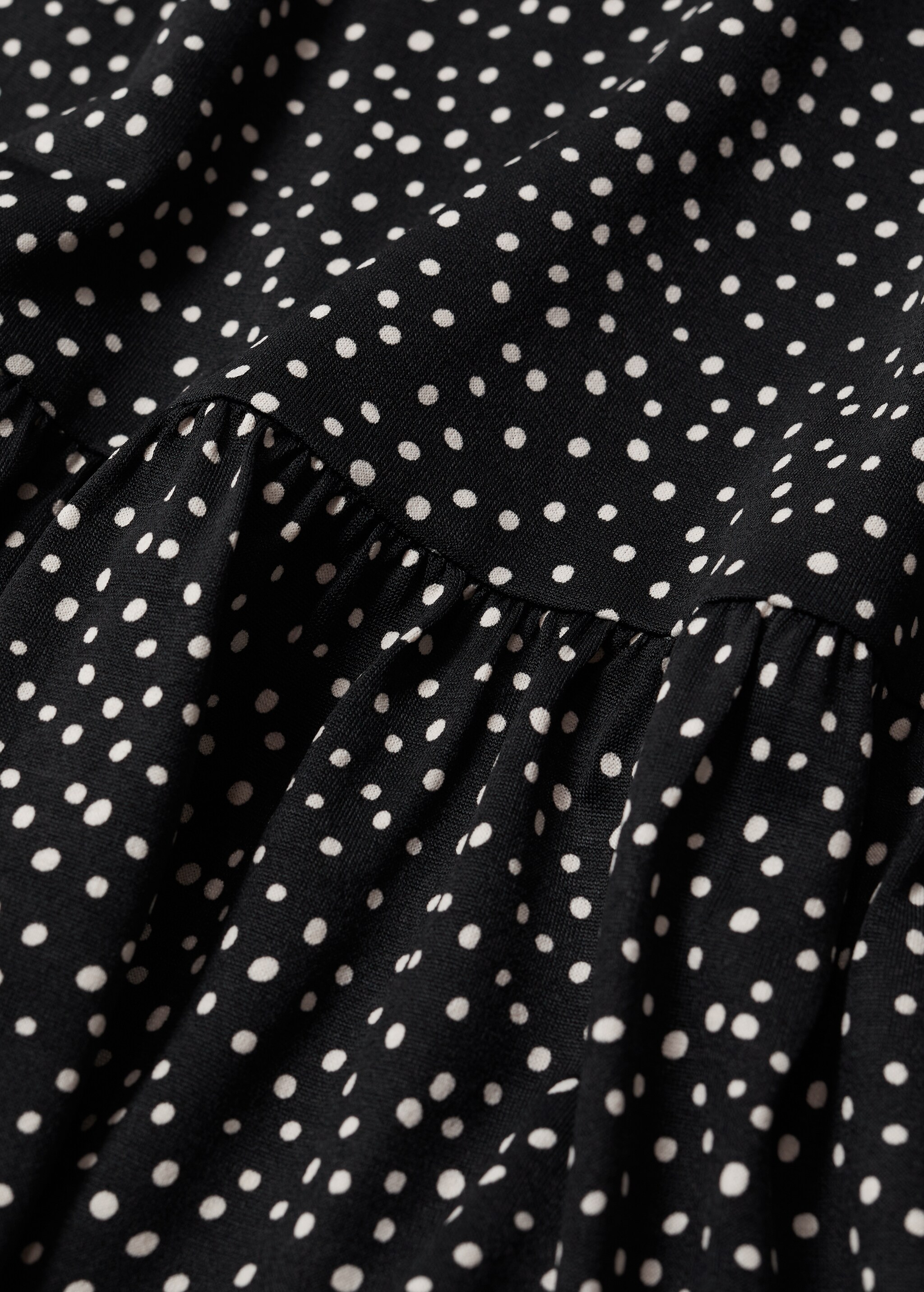 Polka-dot dress with ruffles - Details of the article 8