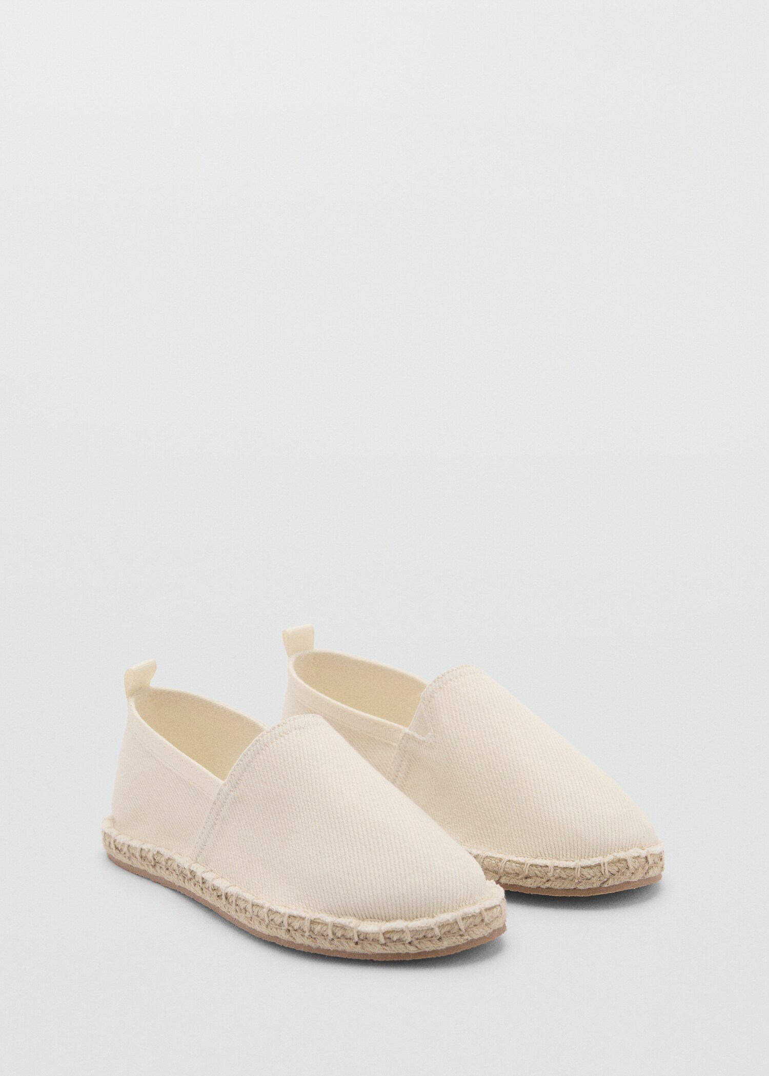 Cotton espadrilles - Medium plane
