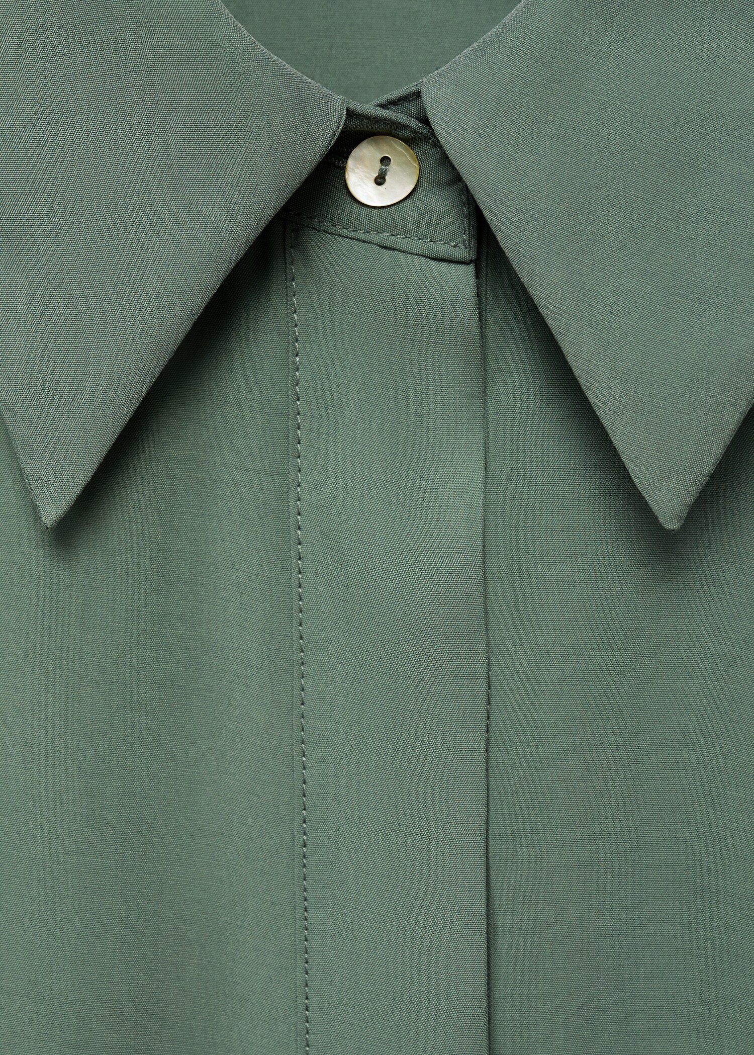 Vestido midi evasé cinturón - Detalle del artículo 8