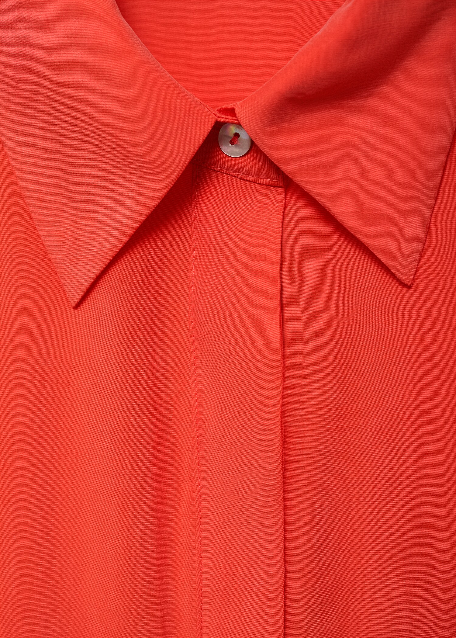 Vestido midi evasé cinturón - Detalle del artículo 8