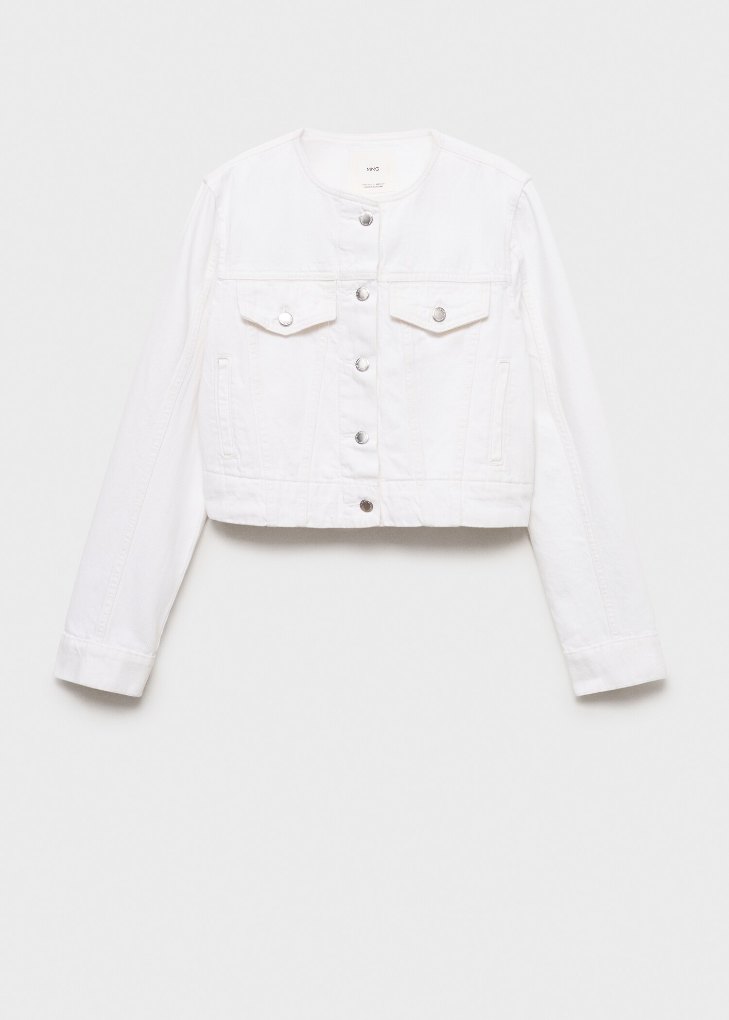 Crop denim jacket - Article without model