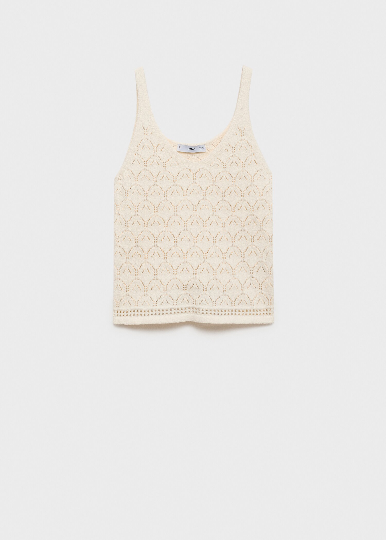 Top maille détails ajourés - Article sans modèle