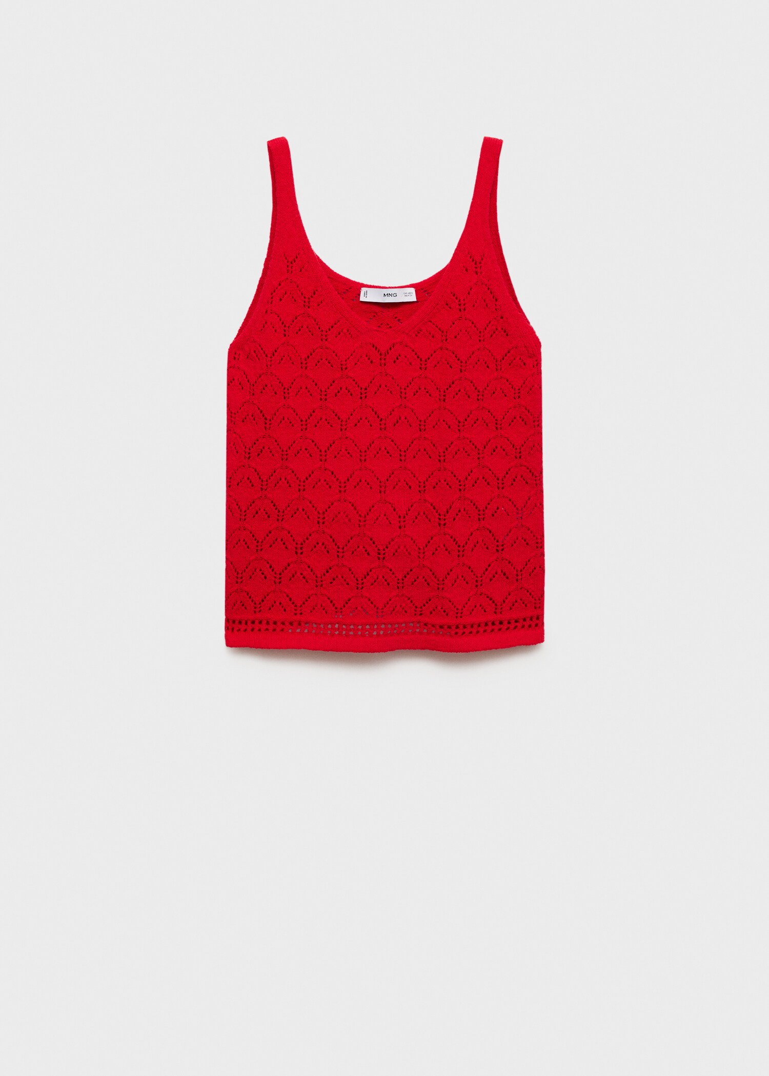 Top maille détails ajourés - Article sans modèle