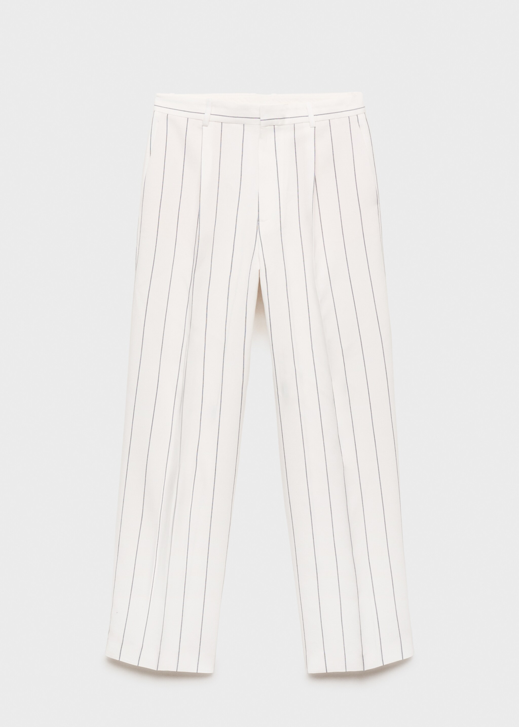 Striped suit trousers - Article without model, White. Ref: 87057195-00.