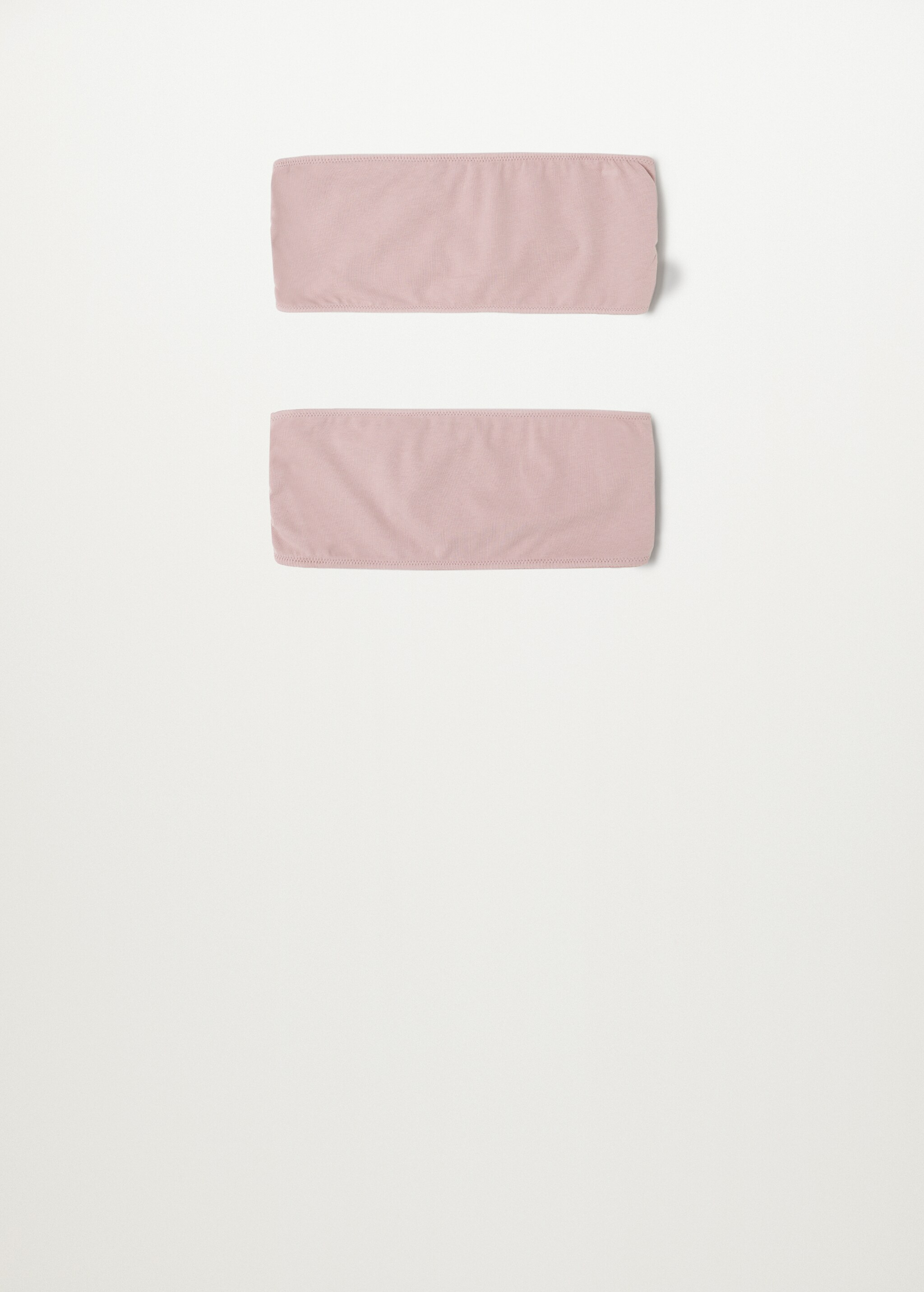Pack 2 tops bandeau algodón orgánico - Artículo sin modelo
