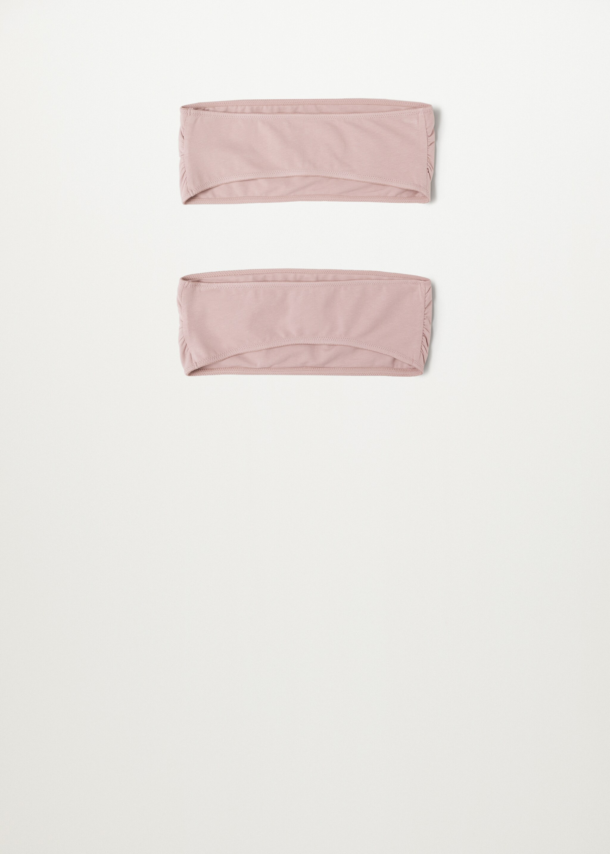 Pack 2 tops bandeau algodón orgánico - Reverso del artículo