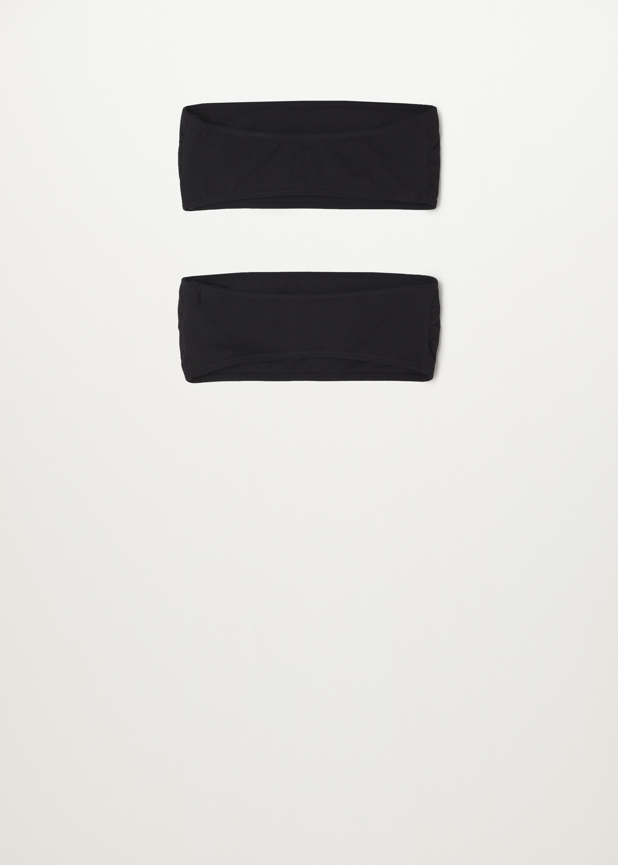Pack 2 tops bandeau algodón orgánico - Reverso del artículo