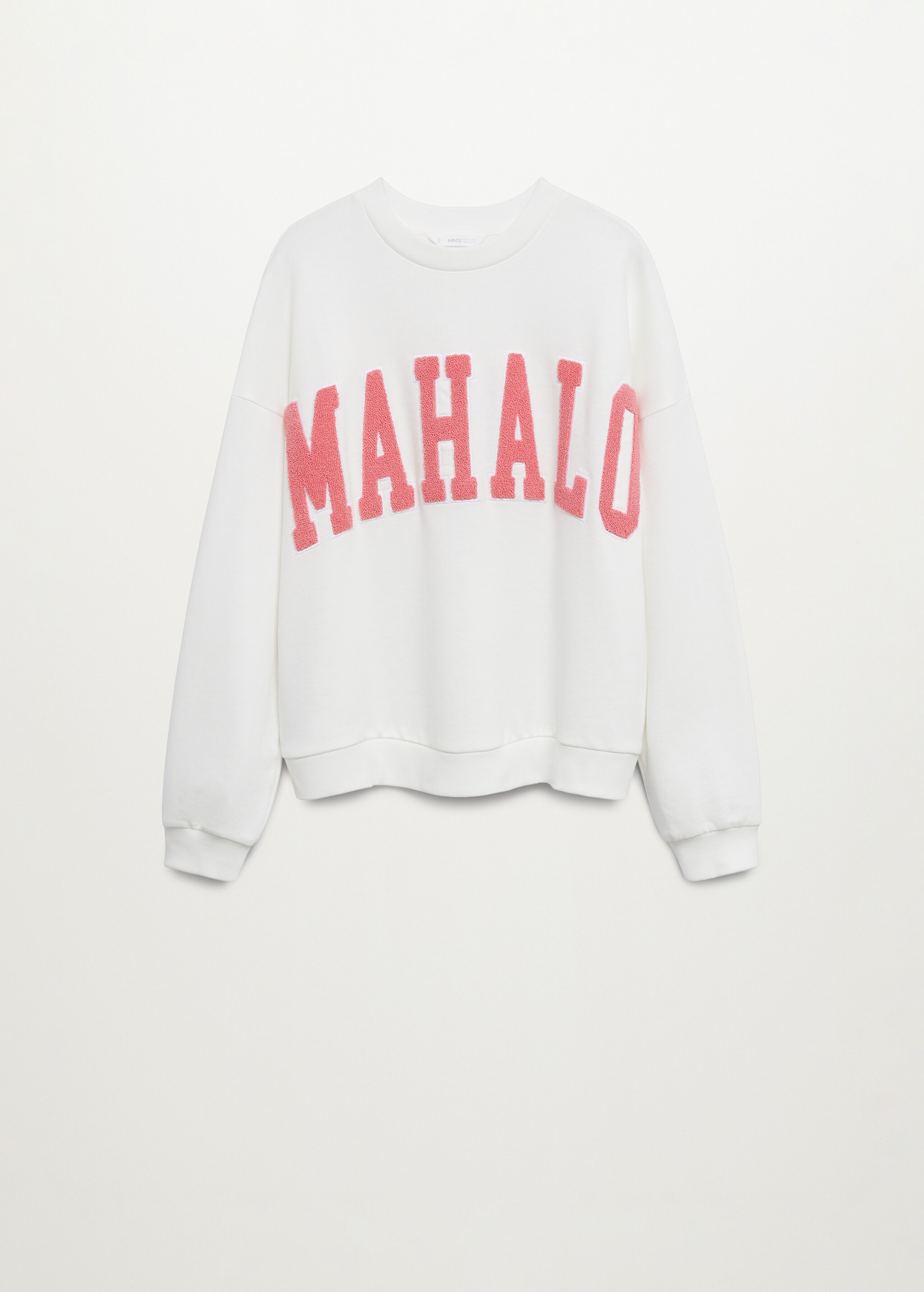 Sudadera oversize mensaje - Artículo sin modelo