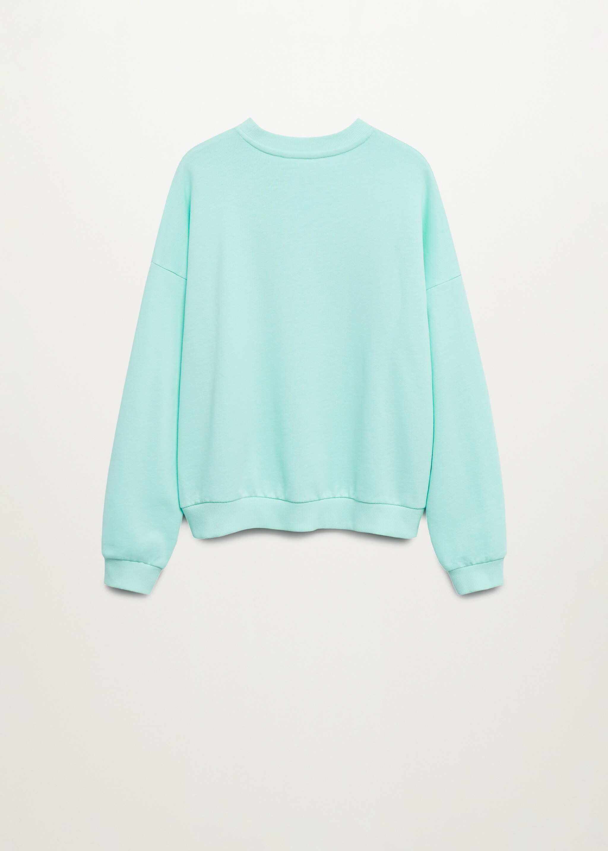 Sudadera oversize mensaje - Reverso del artículo