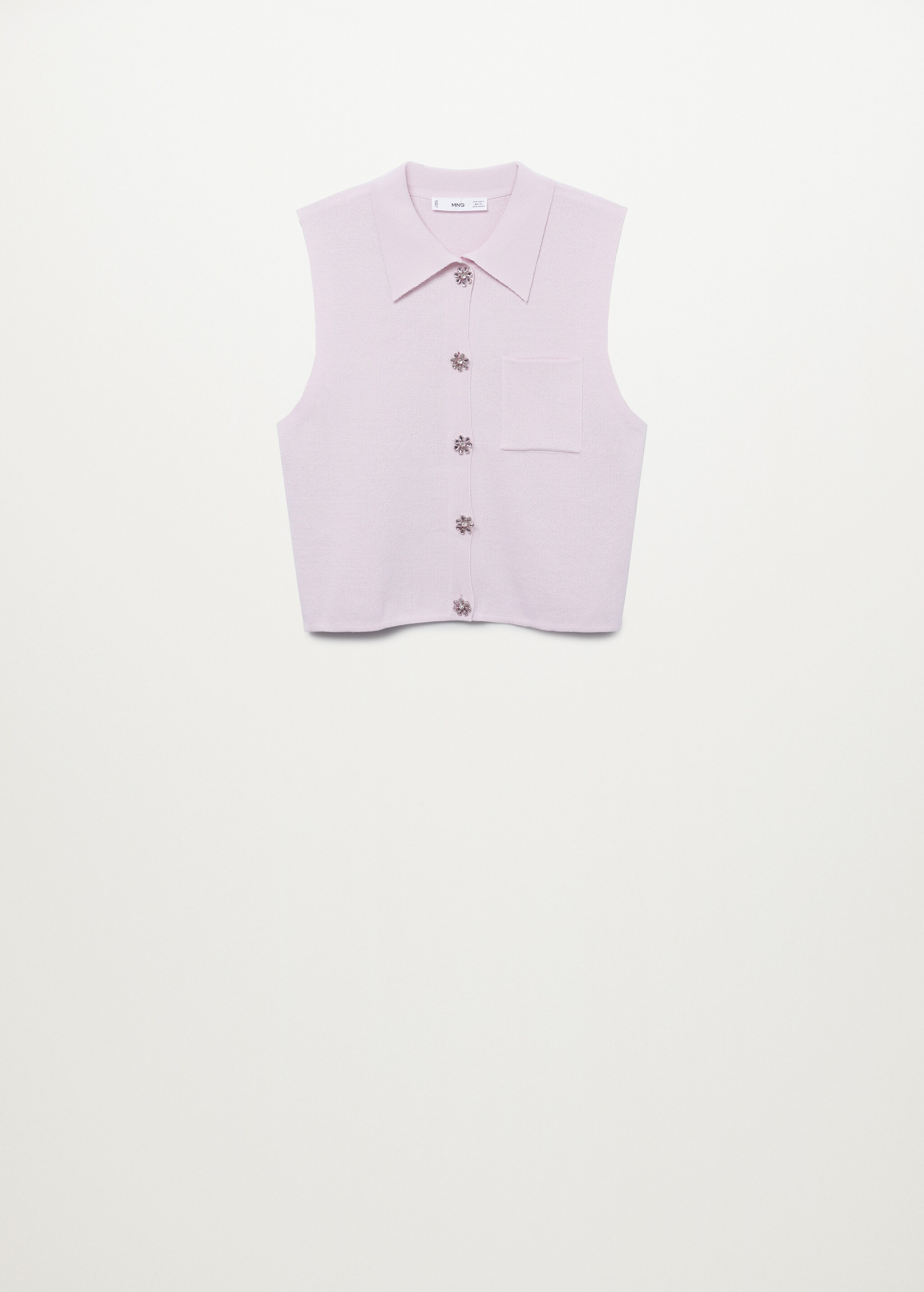 Úpletový top crop - Zboží bez modelu