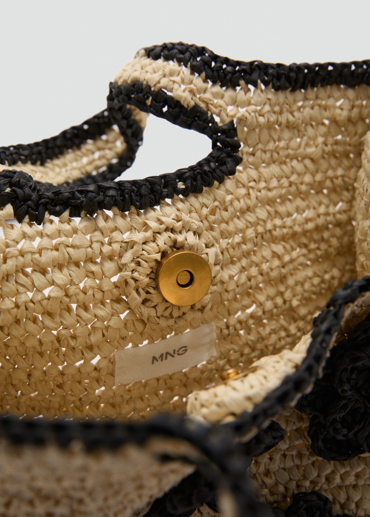 Raffia-effect floral bag - Details of the article 2