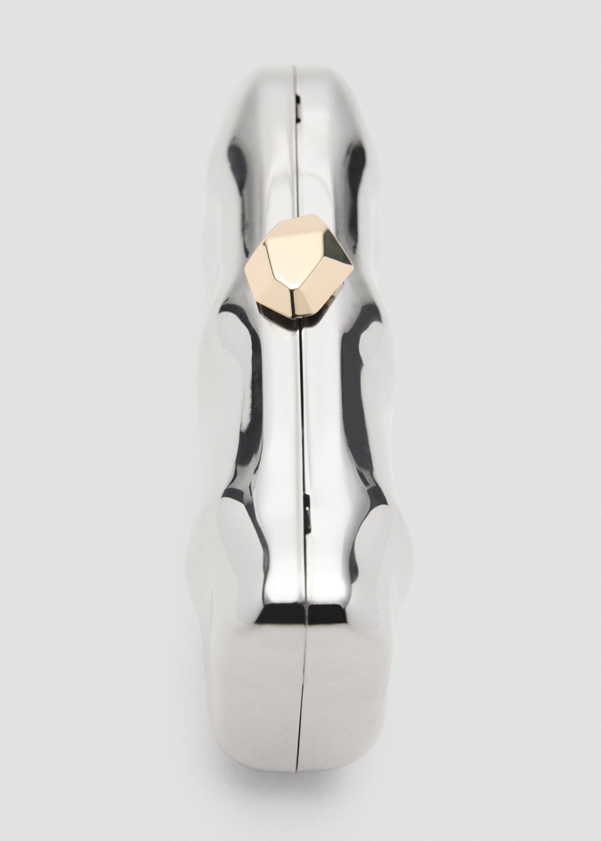 Clutch mit Kettenhenkel - Detail des Artikels 3, Silber. Ref: 87057674-00.