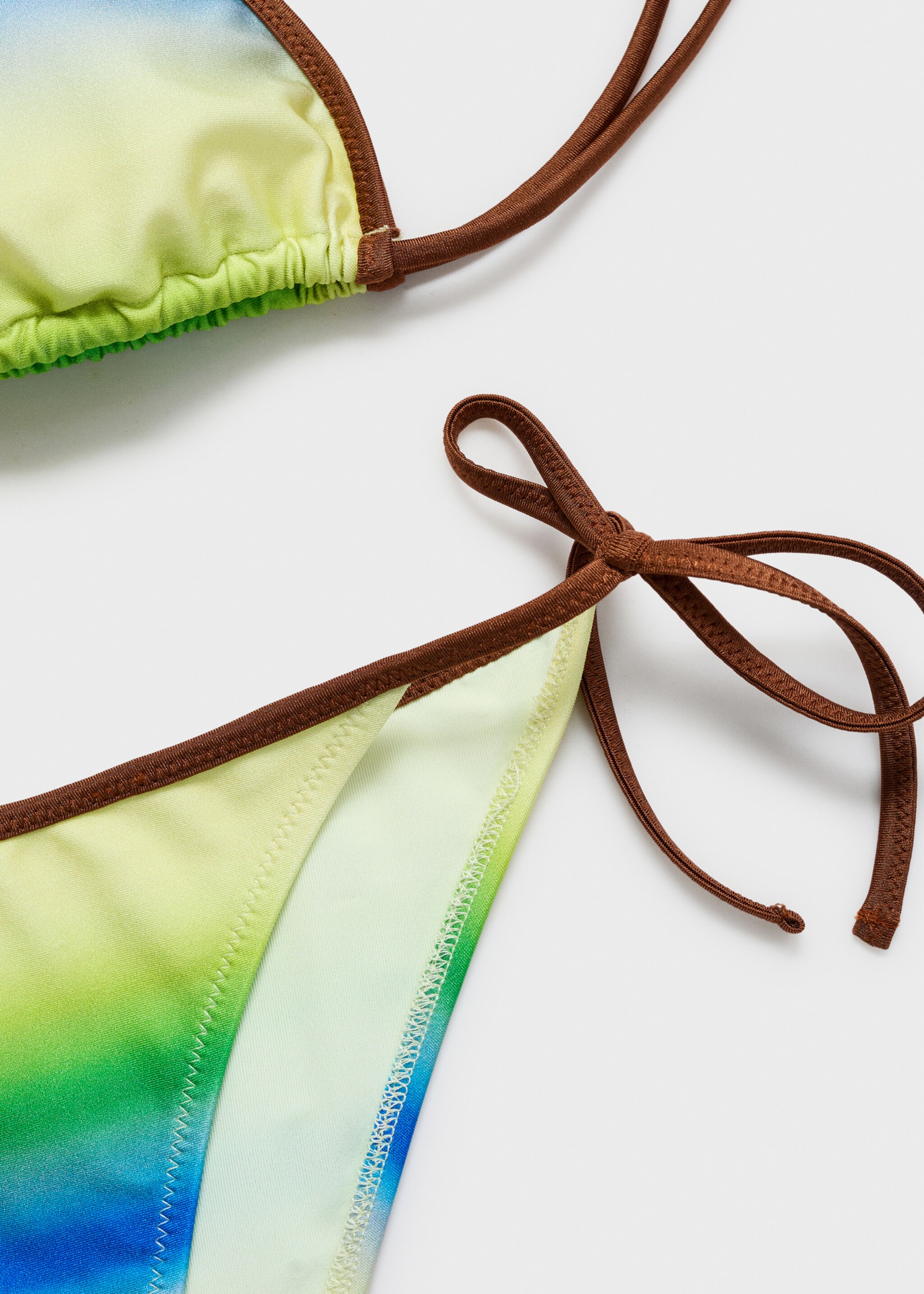 Bikinové kalhotky s efektem ombré - Detail zboží 0, Modrá. Ref: 87057679-00.