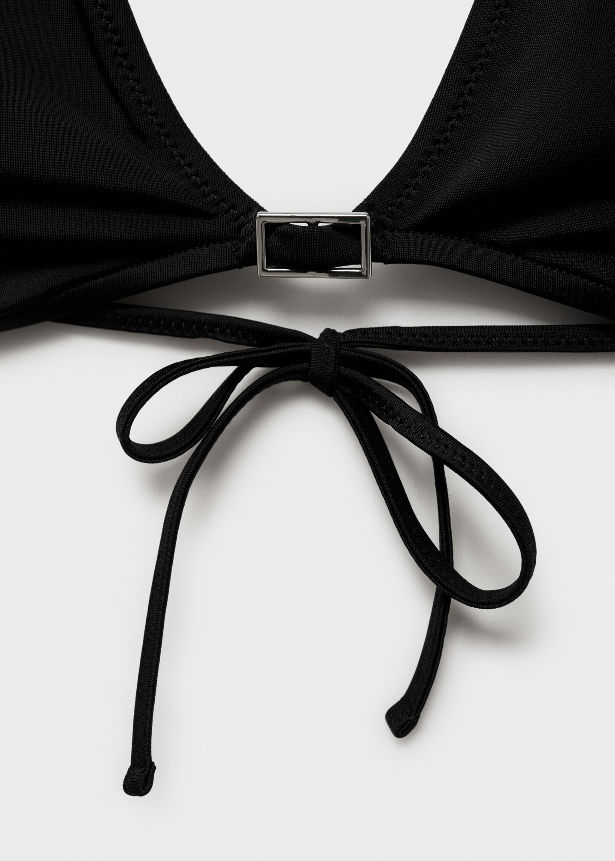 Top bikini halter detall sivella - Detall de l'article 8, Negre. Ref: 87057684-00.