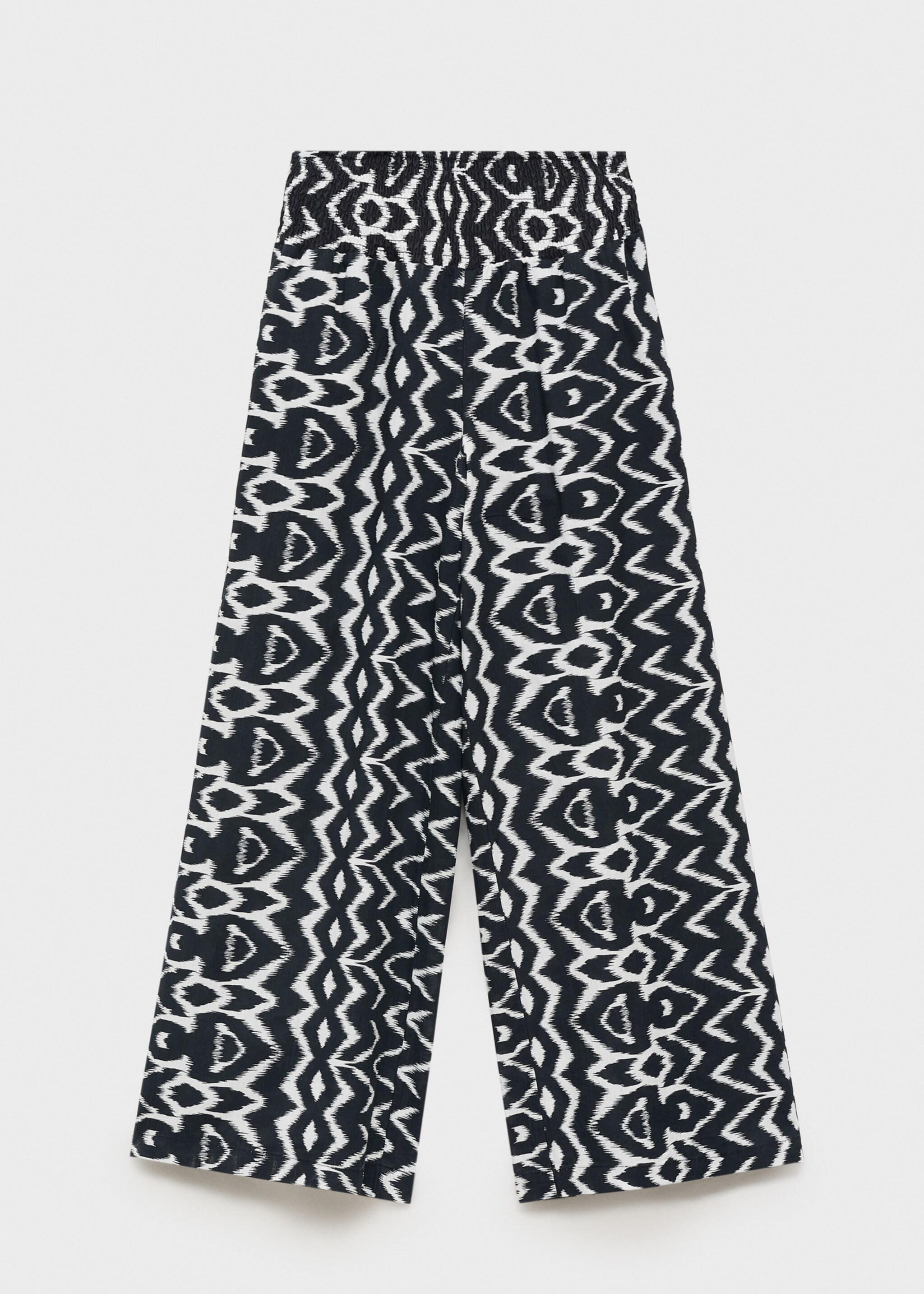 Pantalón recto estampado - Artículo sin modelo, Negro. Ref: 87057692-00.