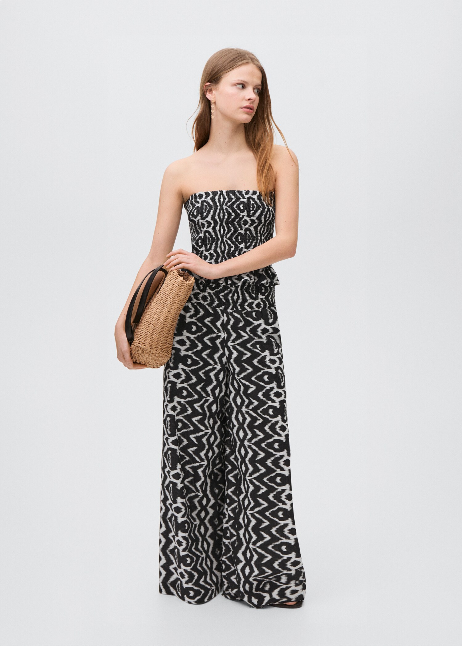 Pantalón recto estampado - Detalle del artículo 6