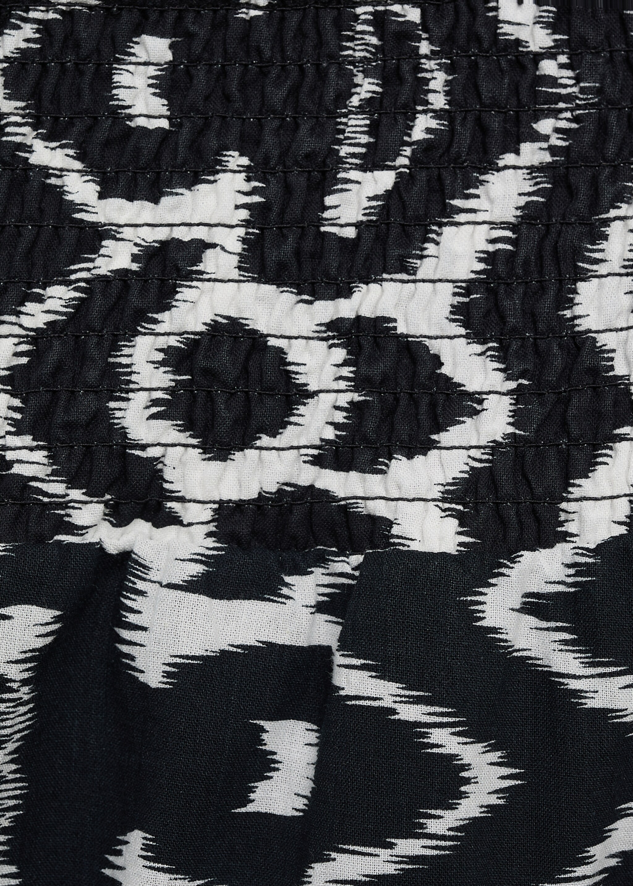 Pantalón recto estampado - Detalle del artículo 8, Negro. Ref: 87057692-00.