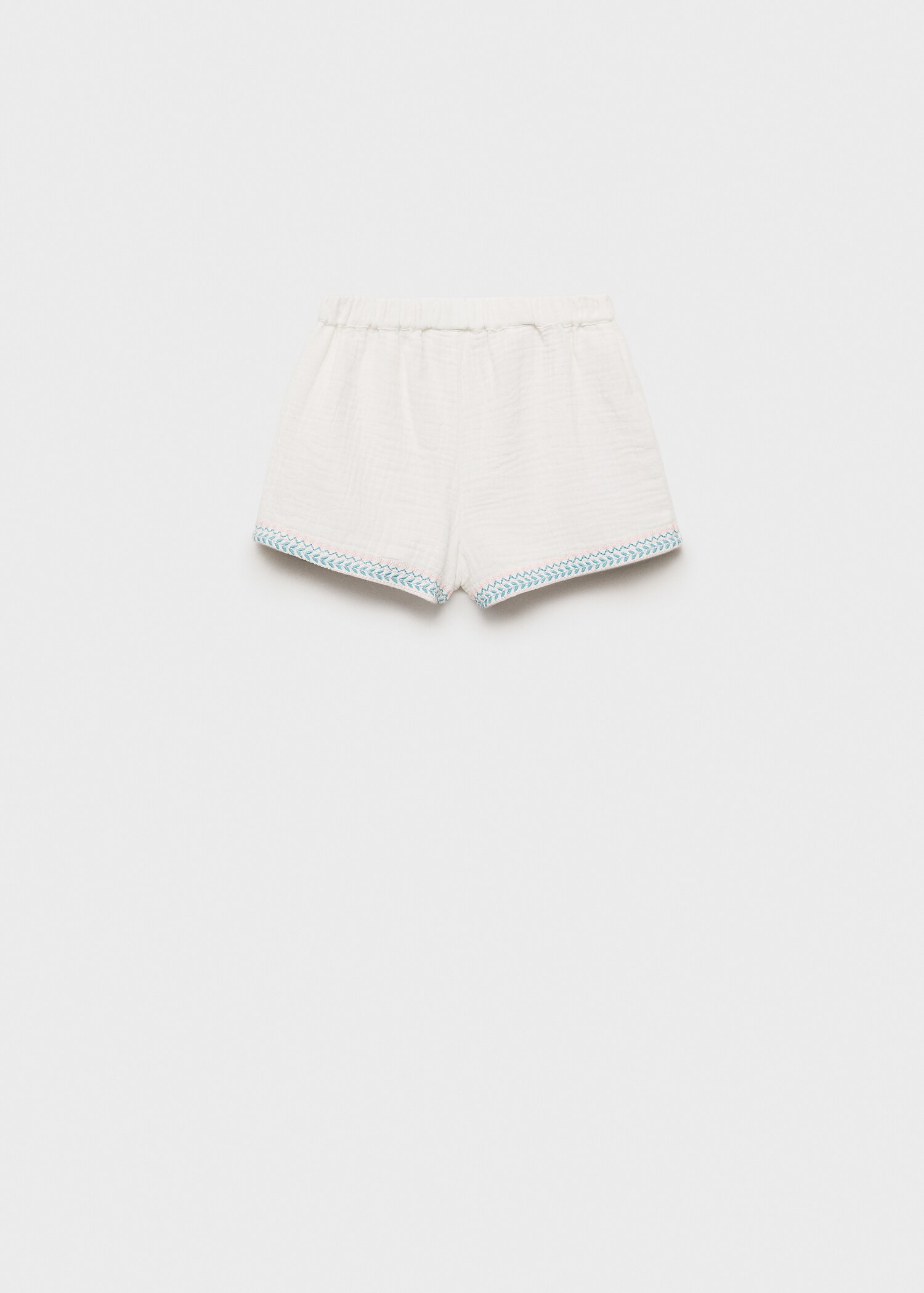 Shorts bambula brodat - Revers de l'article
