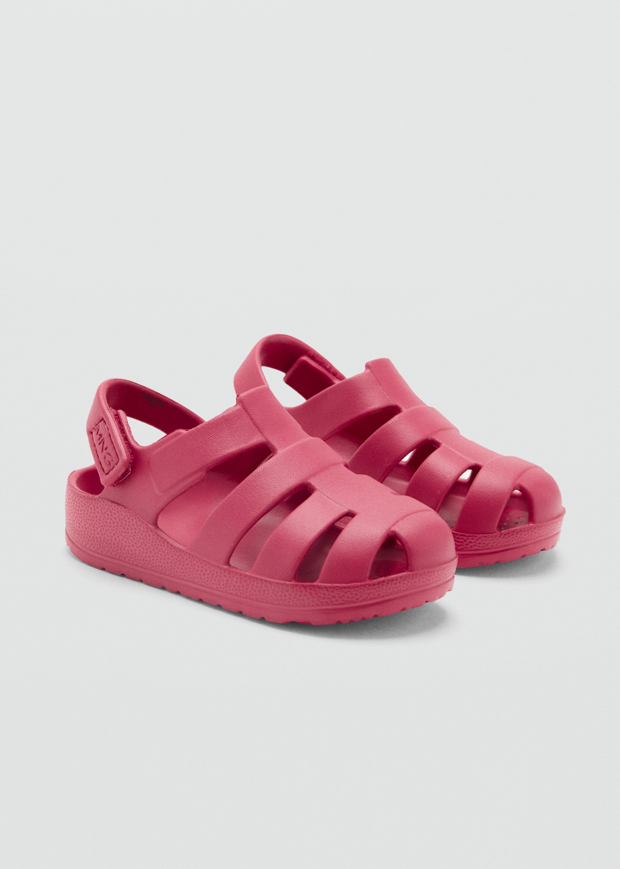 Velcro strap sandal - Medium plane, Strawberry. Ref: 87057710-00.