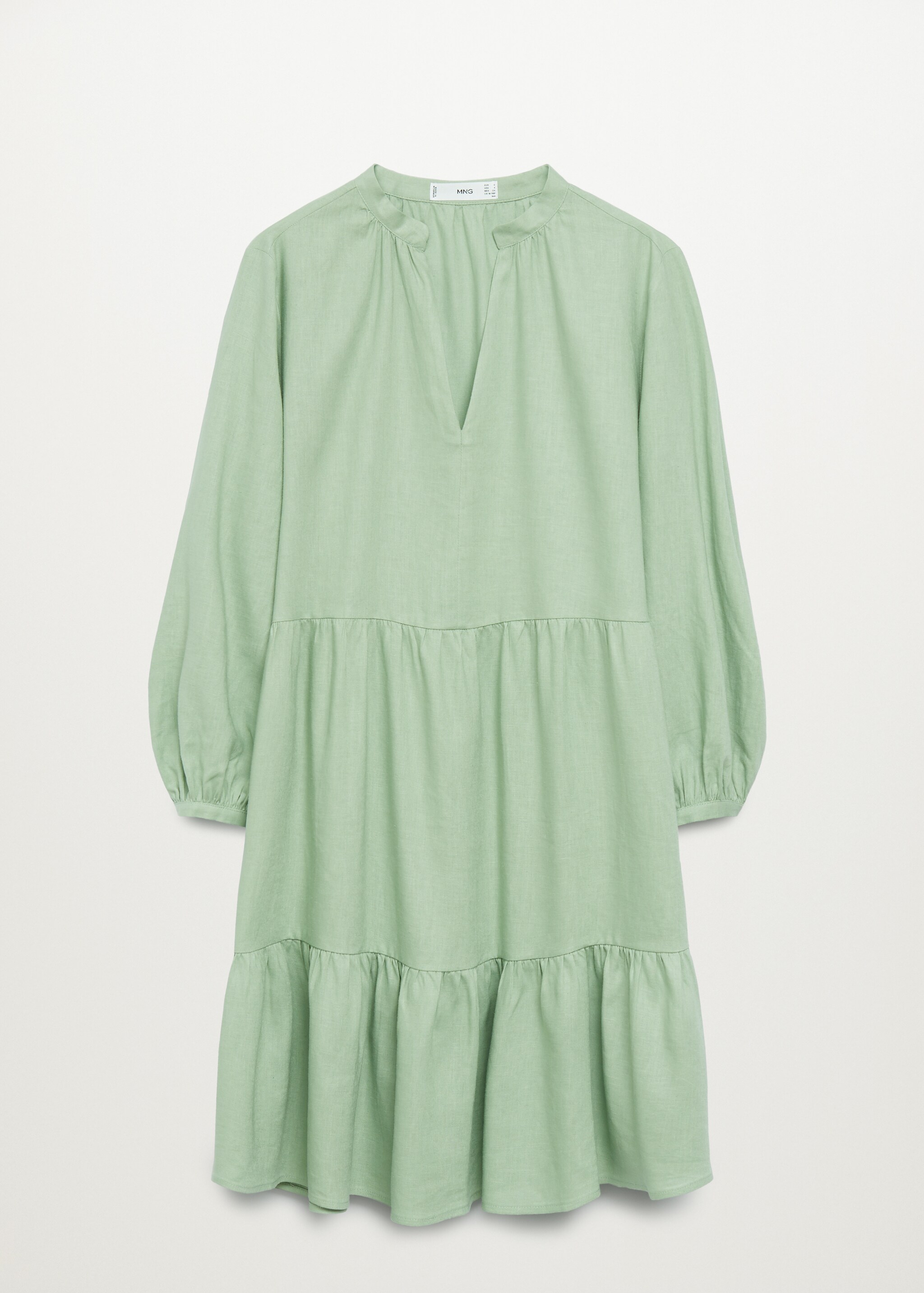 Vestido lino volantes - Artículo sin modelo