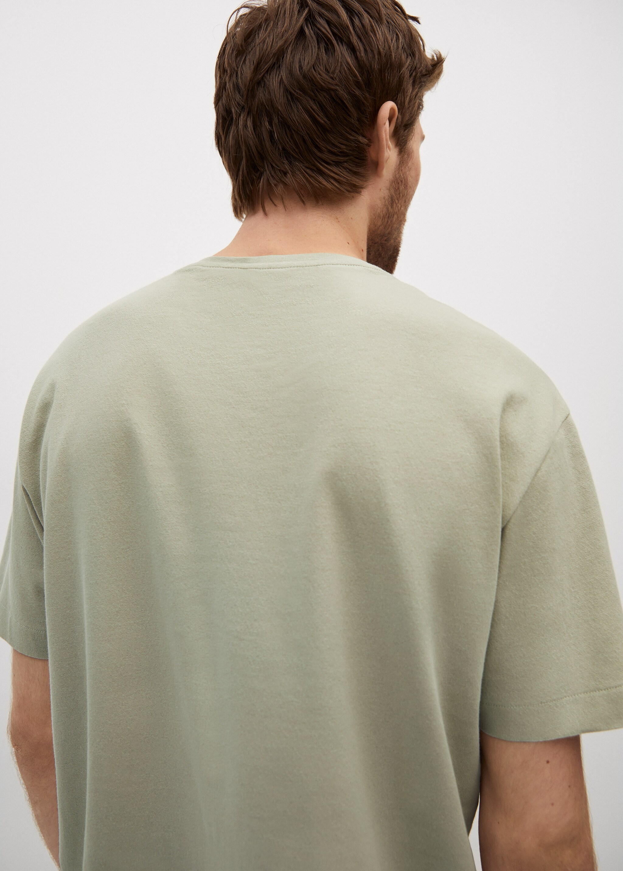 Camiseta regular fit algodón lino - Detalle del artículo 2