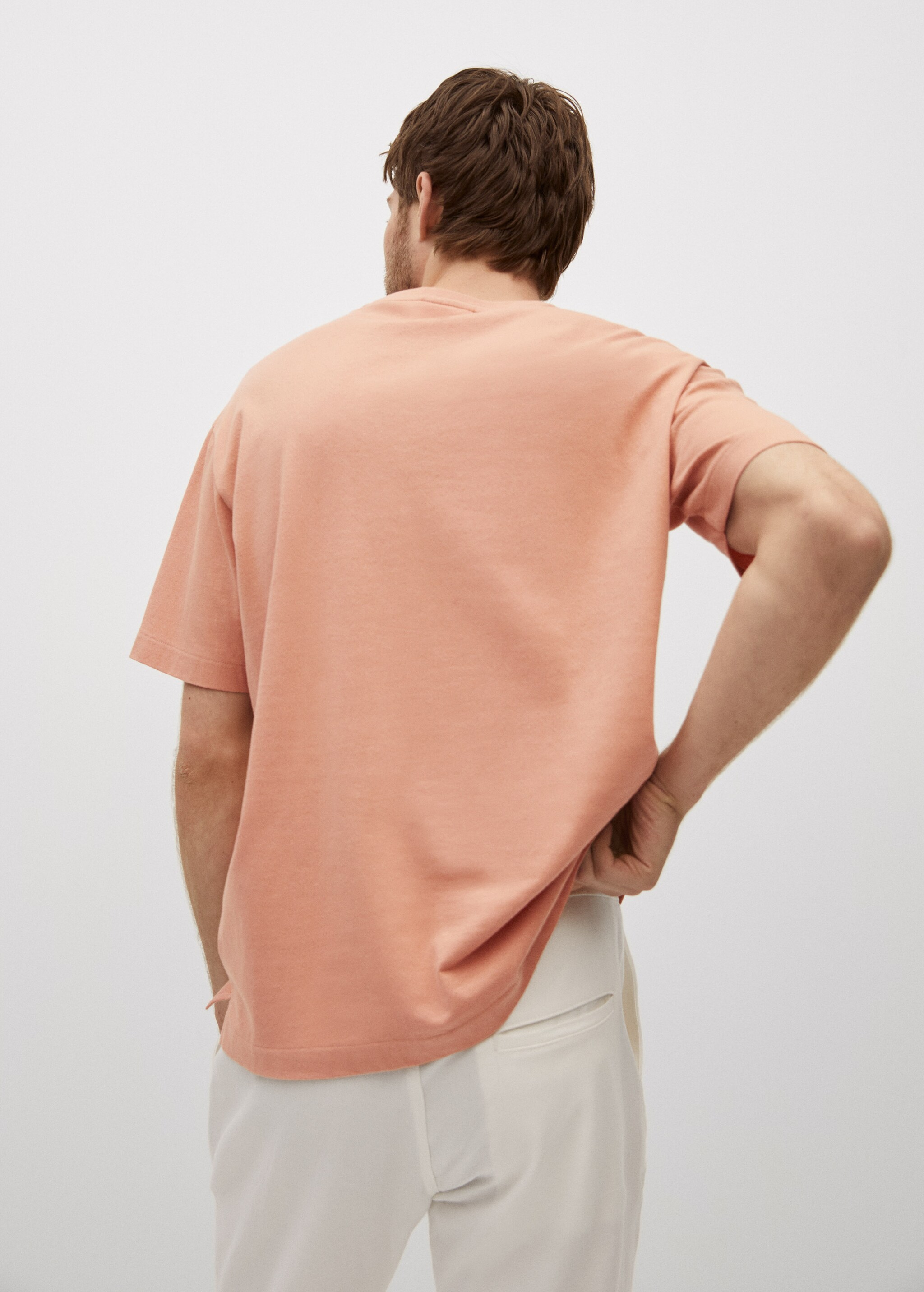 Camiseta regular fit algodón lino - Detalle del artículo 3