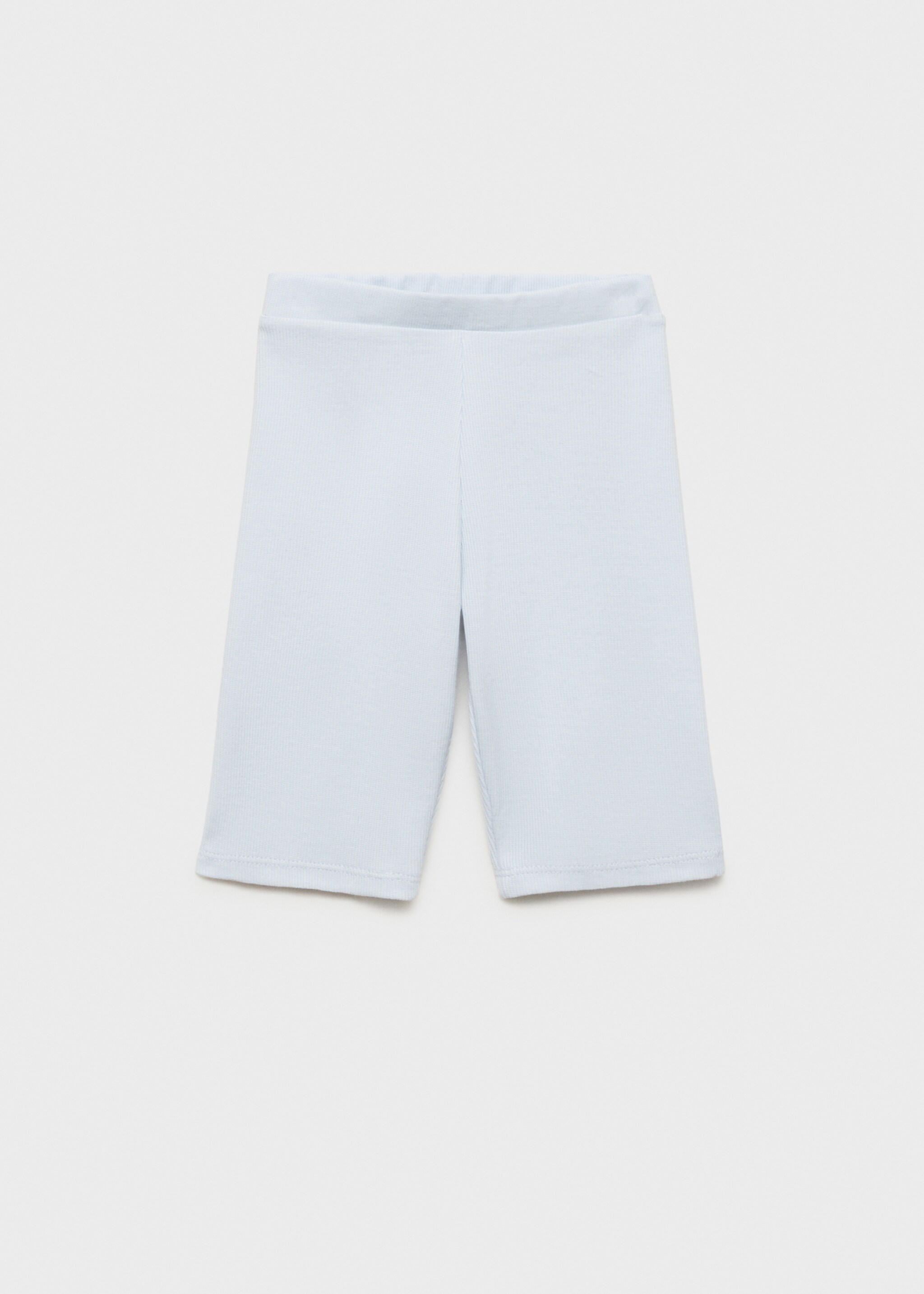 Krátké žebrované legíny - Zboží bez modelu, Modrá obloha. Ref: 87057890-00.