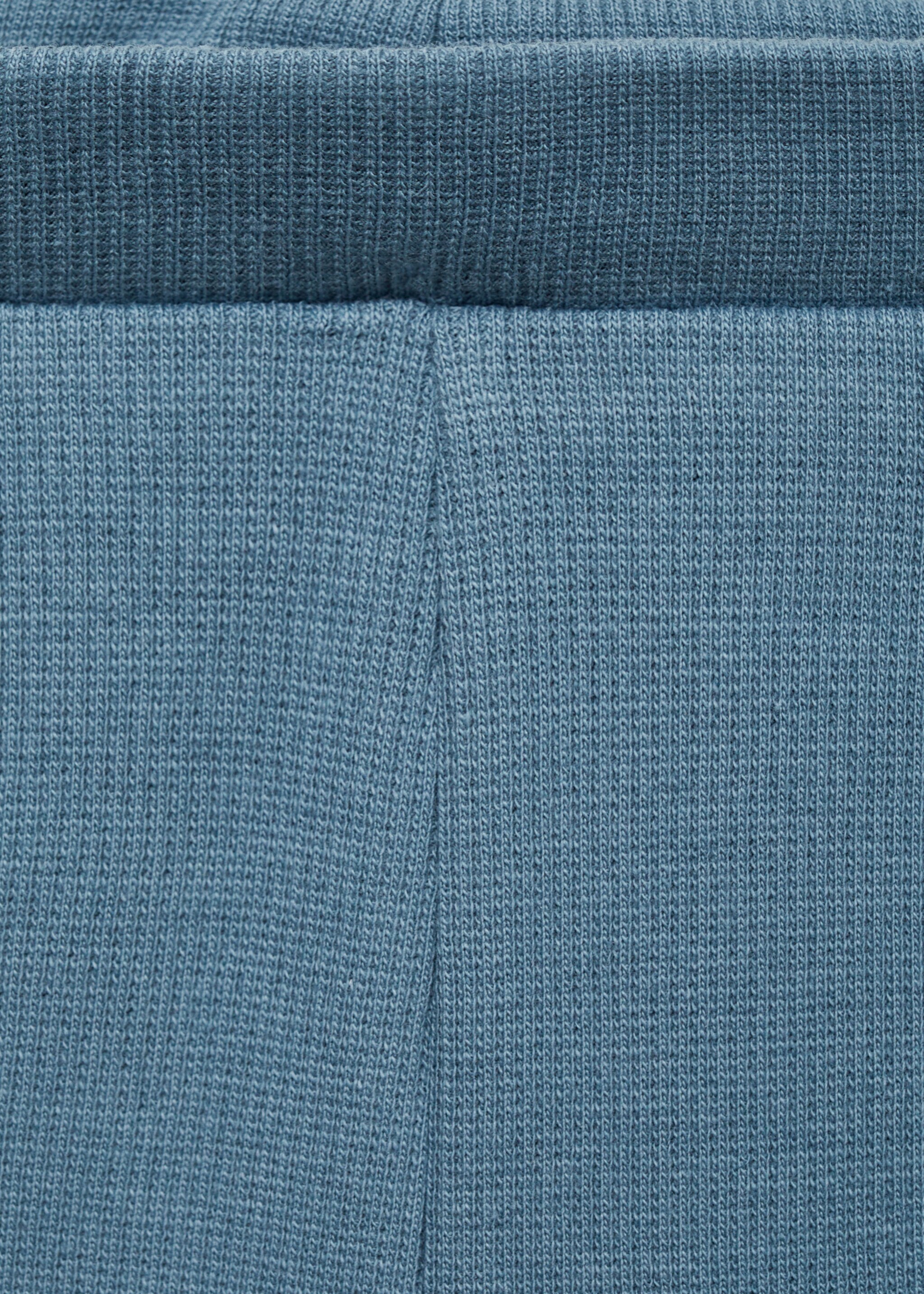 Κοντά κολάν από ριμπ - Λεπτομέρεια του προϊόντος 8, Μπλε Πετρόλ. Ref: 87057890-00.