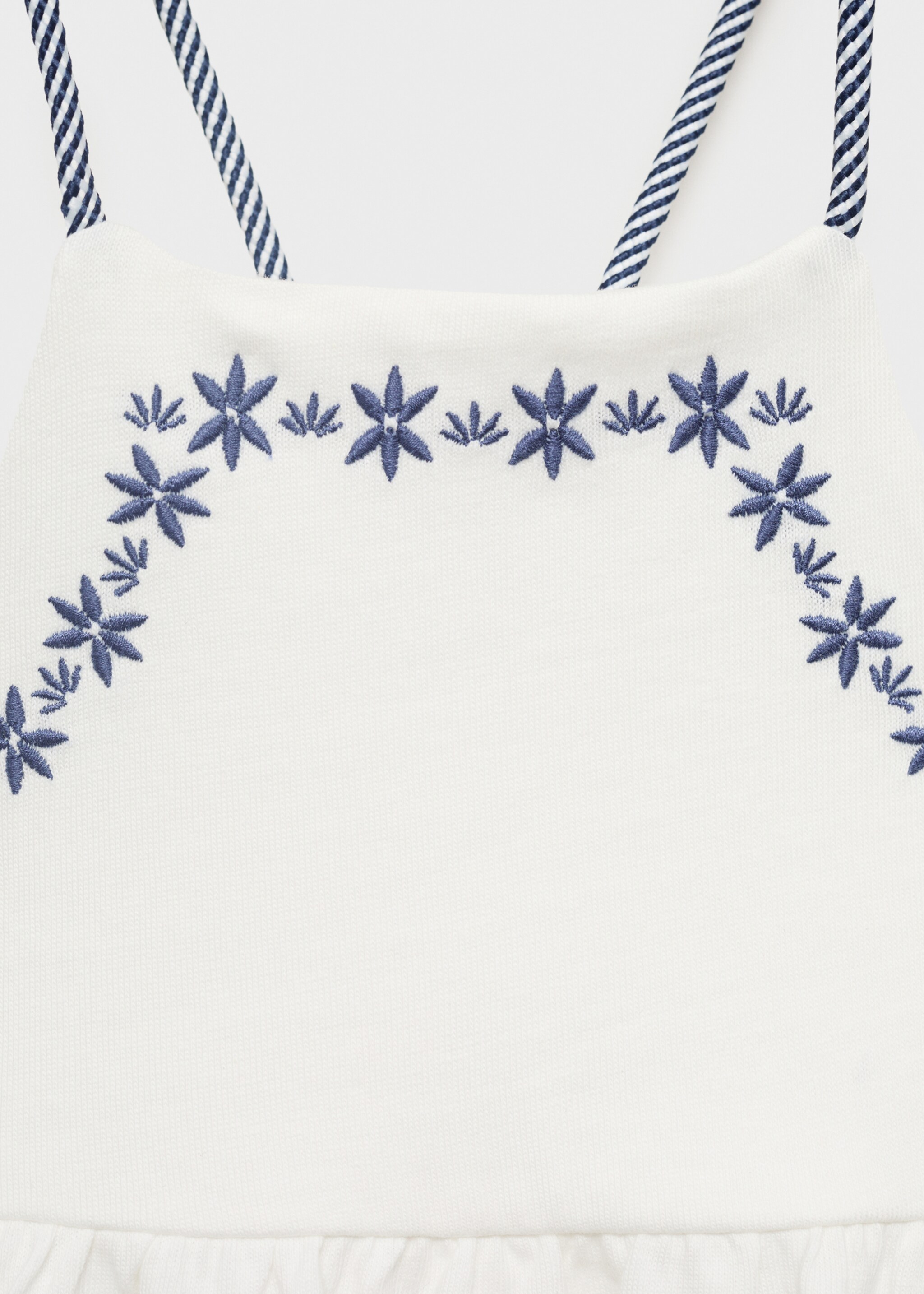 Φόρεμα κεντητές λεπτομέρειες - Λεπτομέρεια του προϊόντος 0, Υπόλευκο. Ref: 87057892-00.