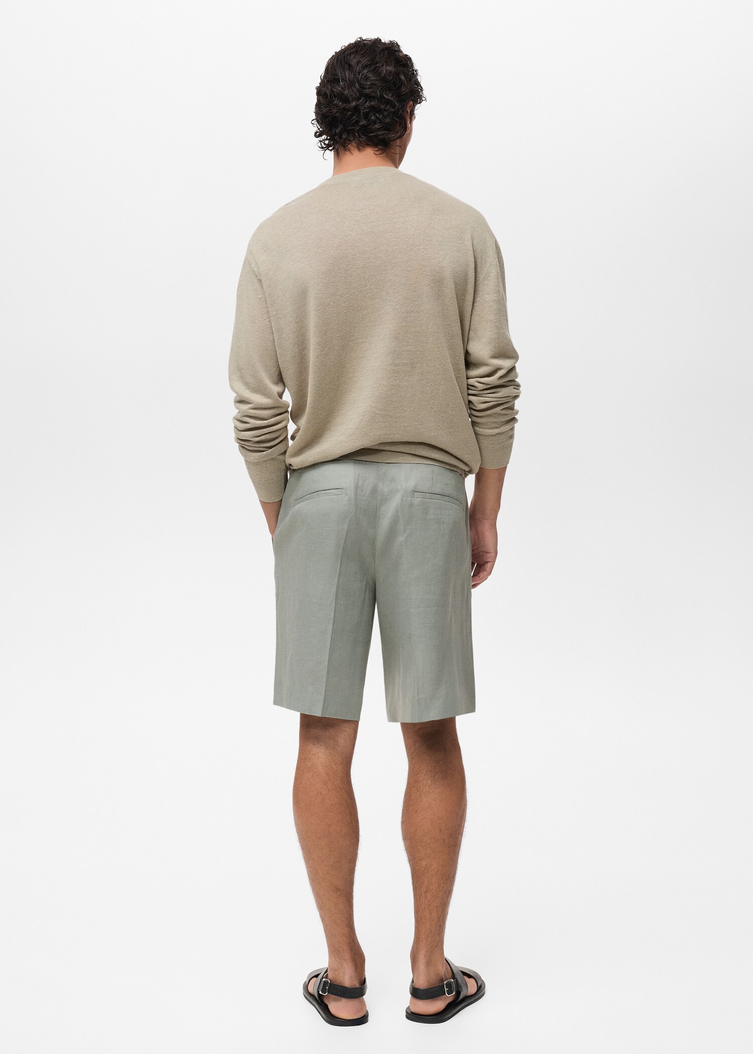 Pull fluide 100 % lin - Verso de l’article