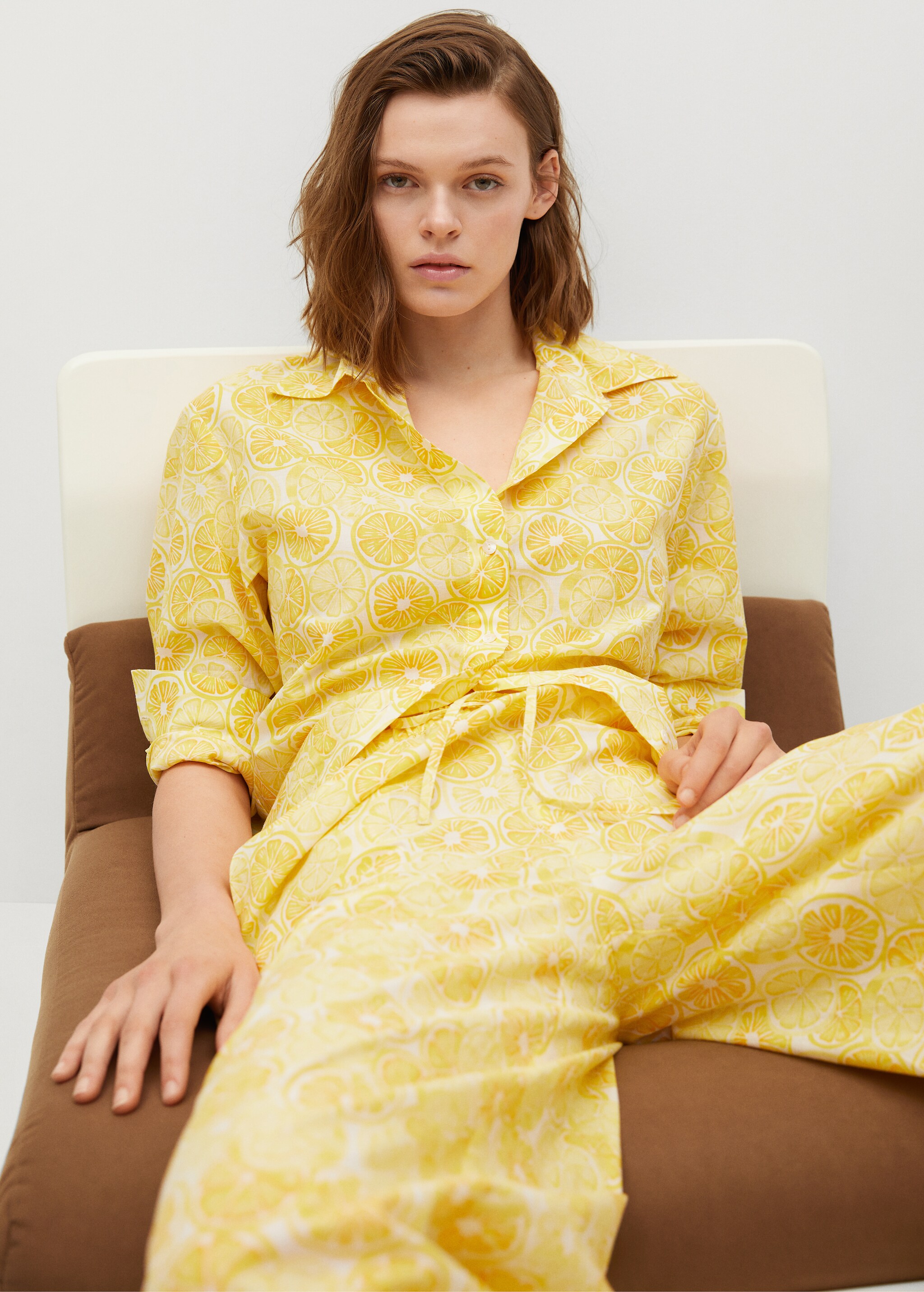 Camisa algodón estampada - Detalle del artículo 1