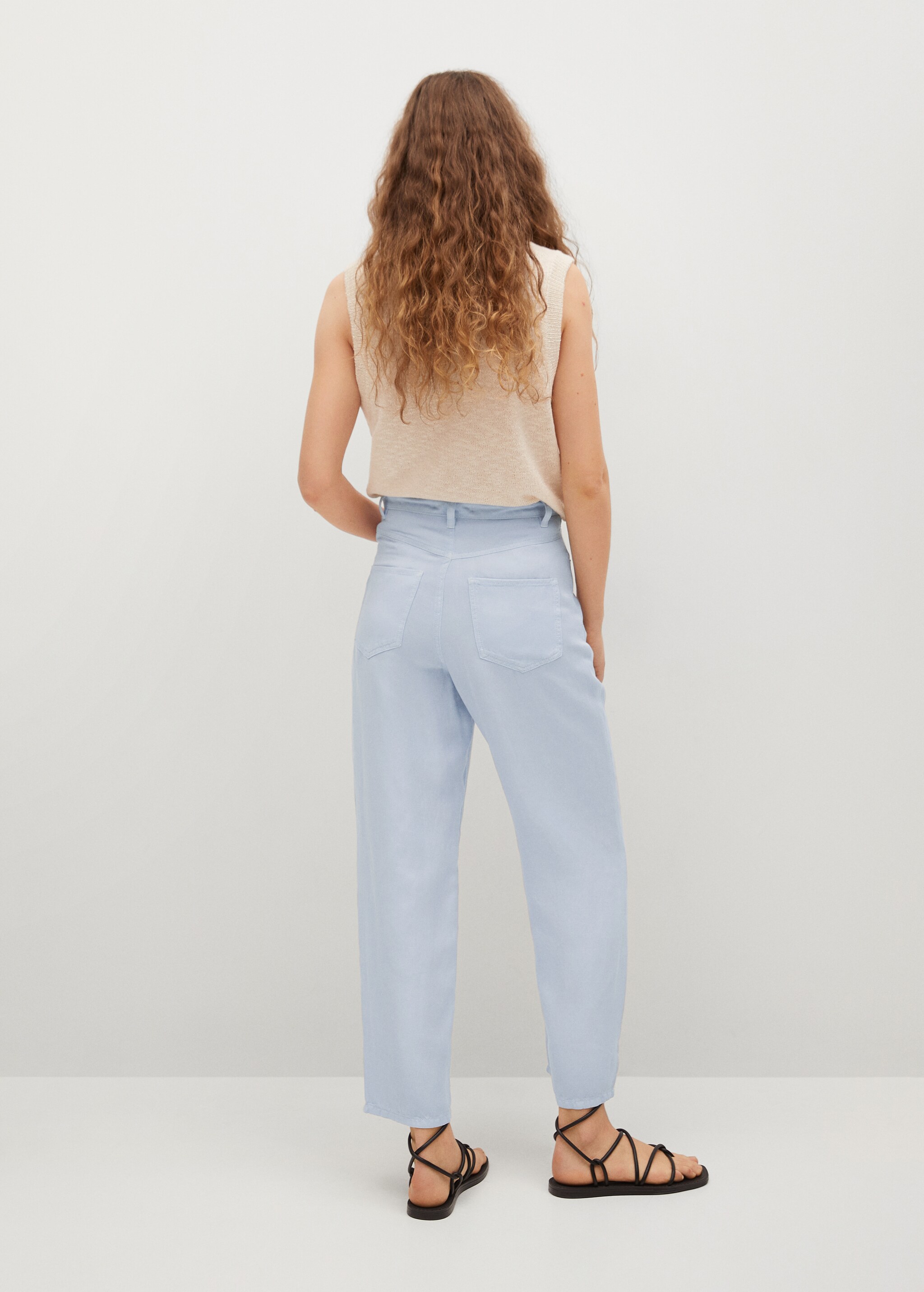 Kalhoty culottes lyocell - Zadní strana zboží