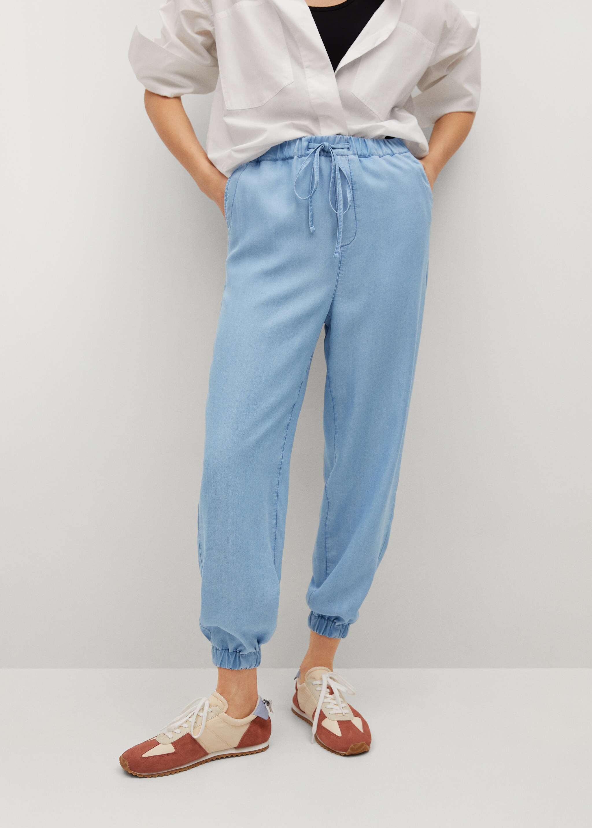 Pantalón 100% lyocell - Plano medio