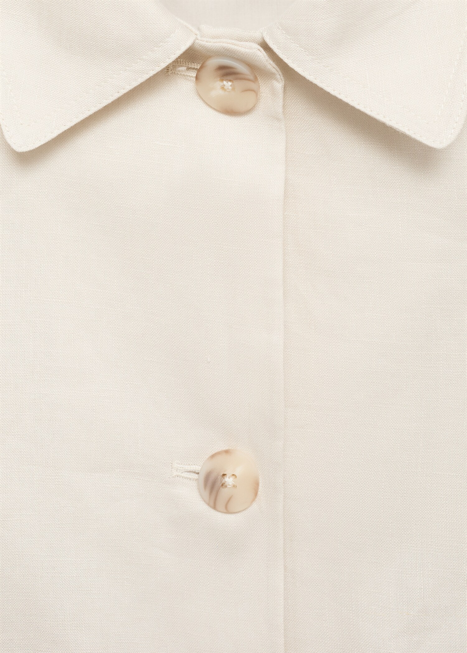 Veste en lin poches - Détail de l'article 8