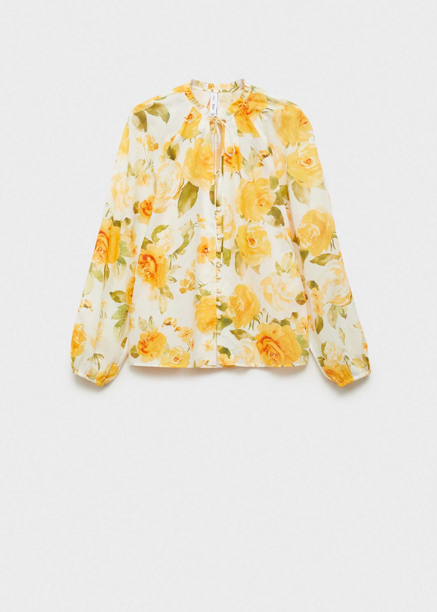 Floral cotton blouse - Article without model