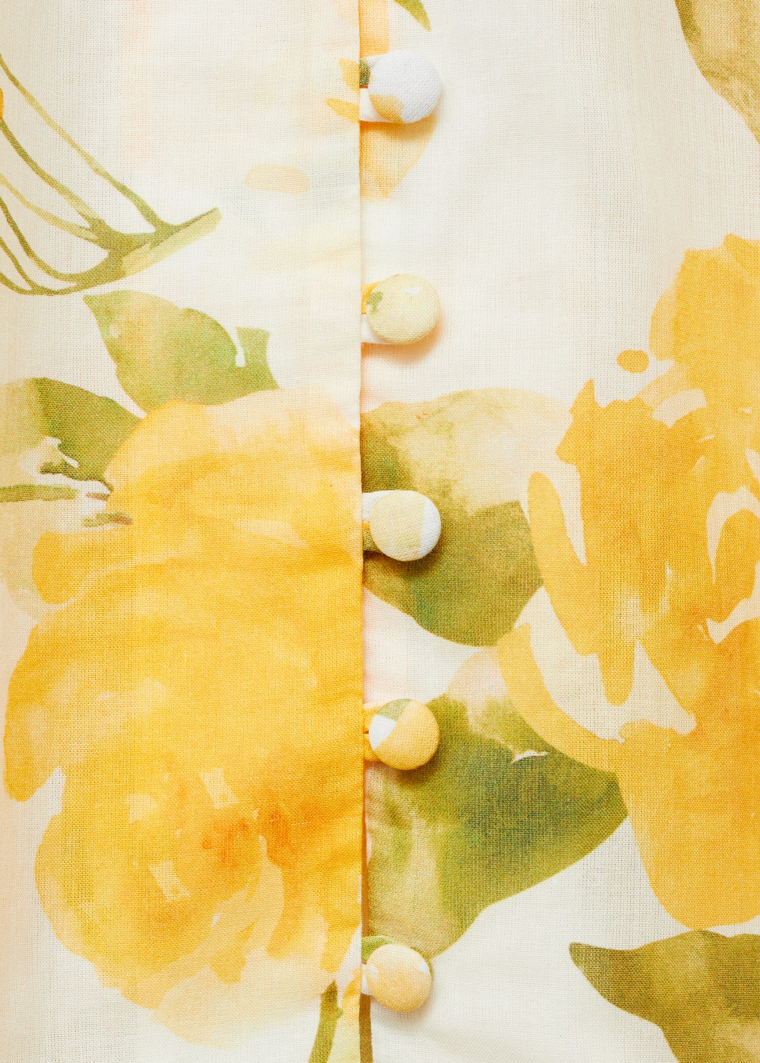 Floral cotton blouse - Details of the article 0