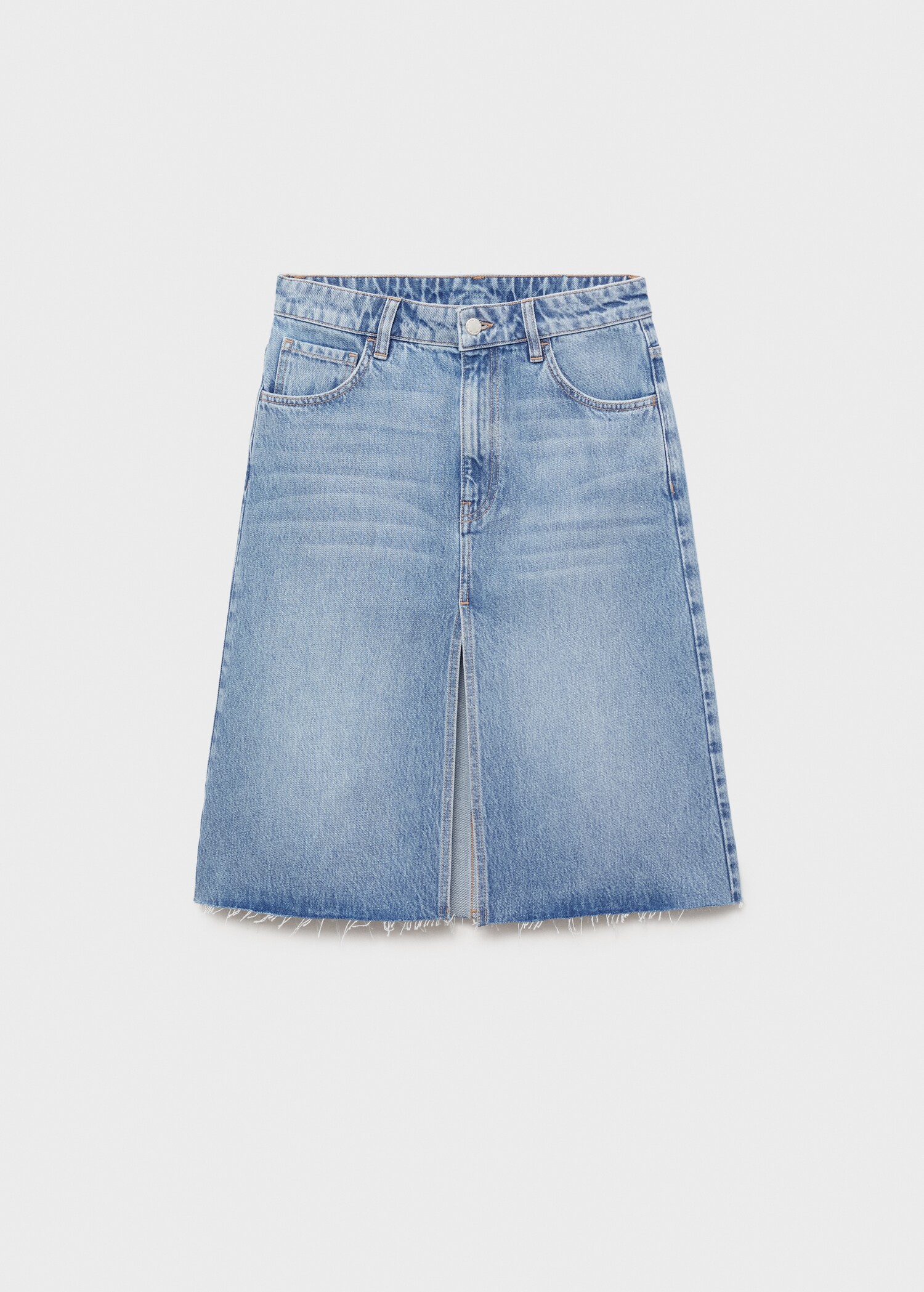 Midi denim skirt - Article without model