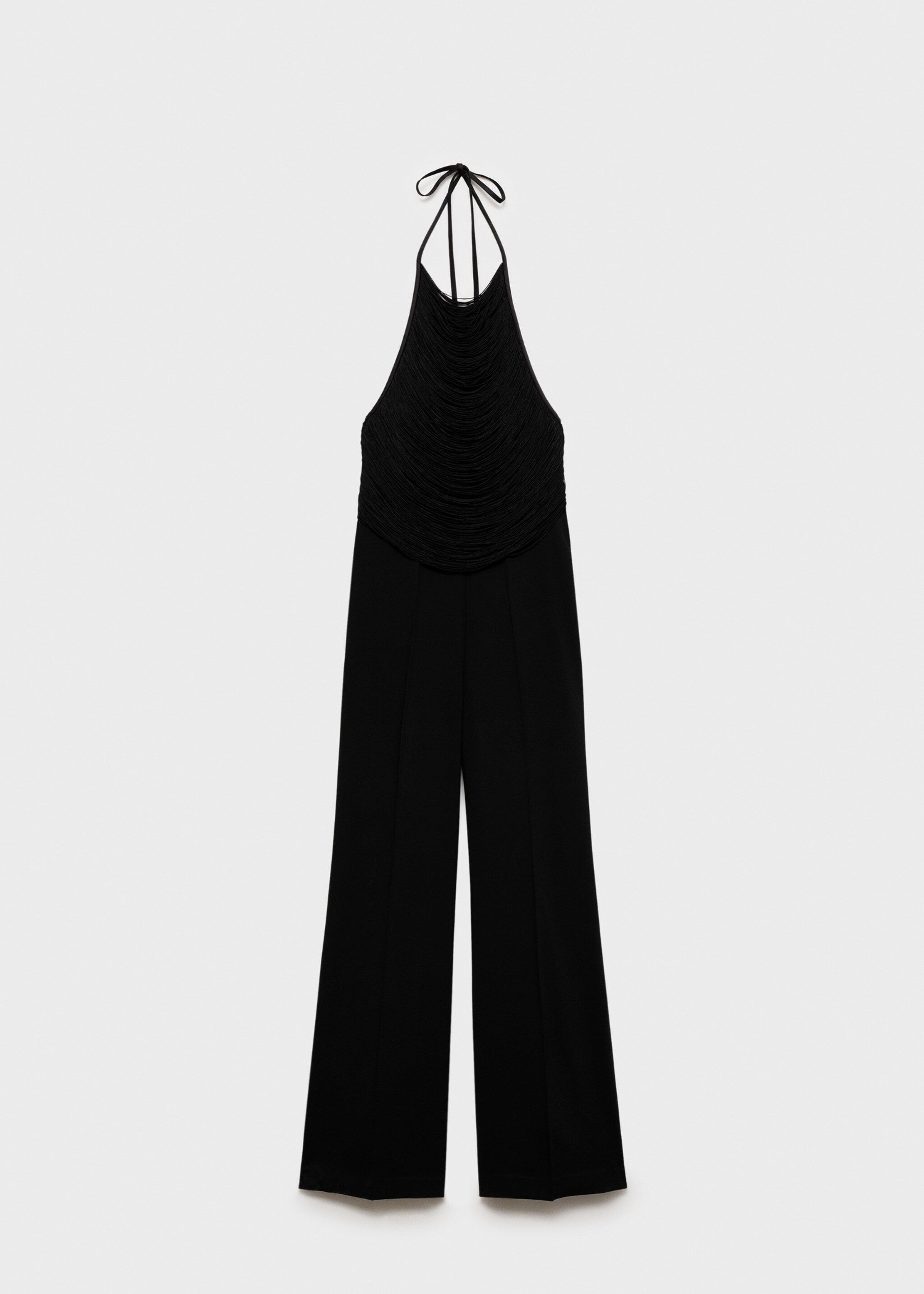 Halter neck jumpsuit - Article without model, Black. Ref: 87059066-00.