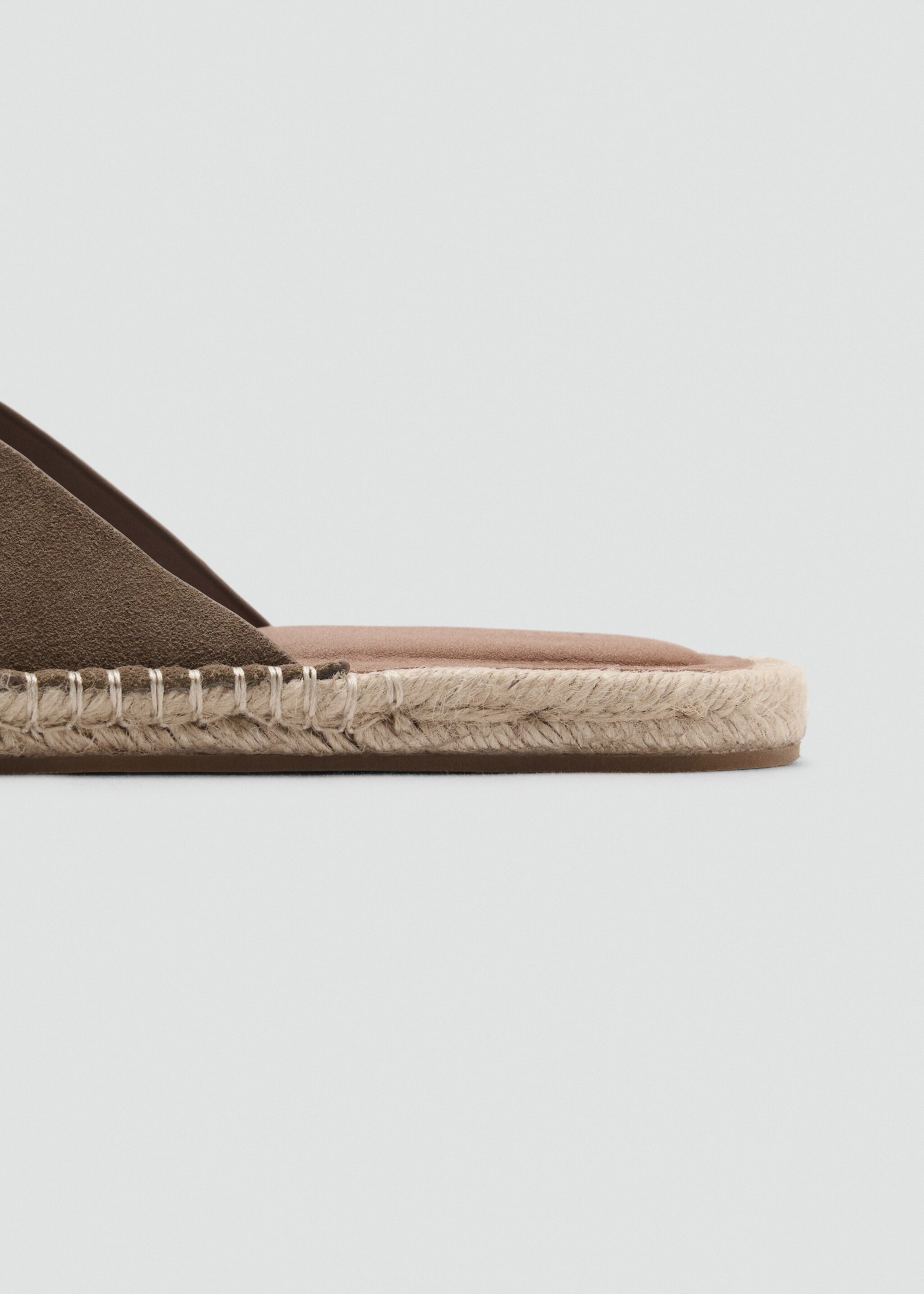 Sandales cuir nappa lanières croisées - Détail de l'article 2, Marron moyen. Ref: 87059204-00.