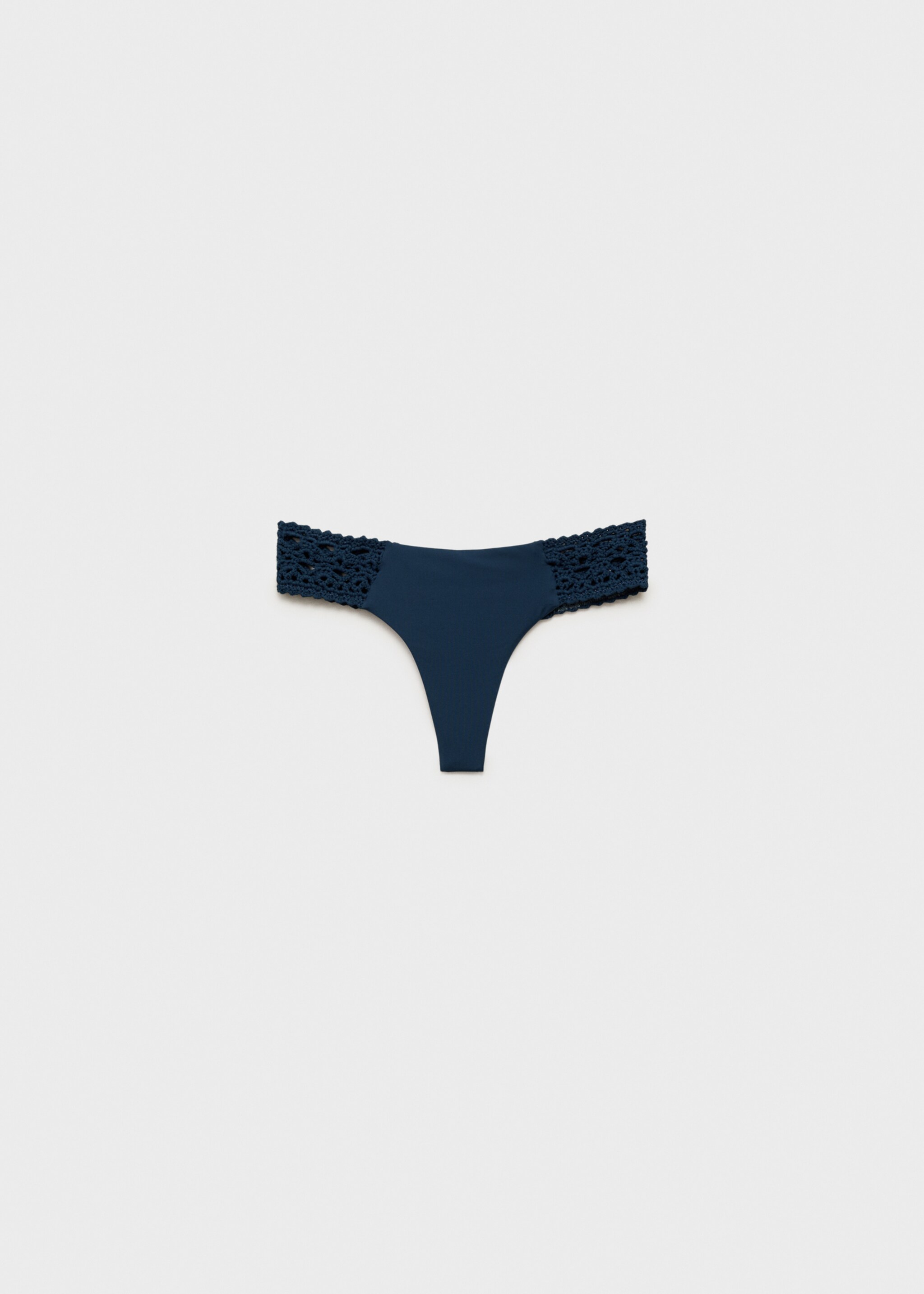 Calceta bikini combinada ganxet - Article sense model, Blau petroli. Ref: 87059208-00.
