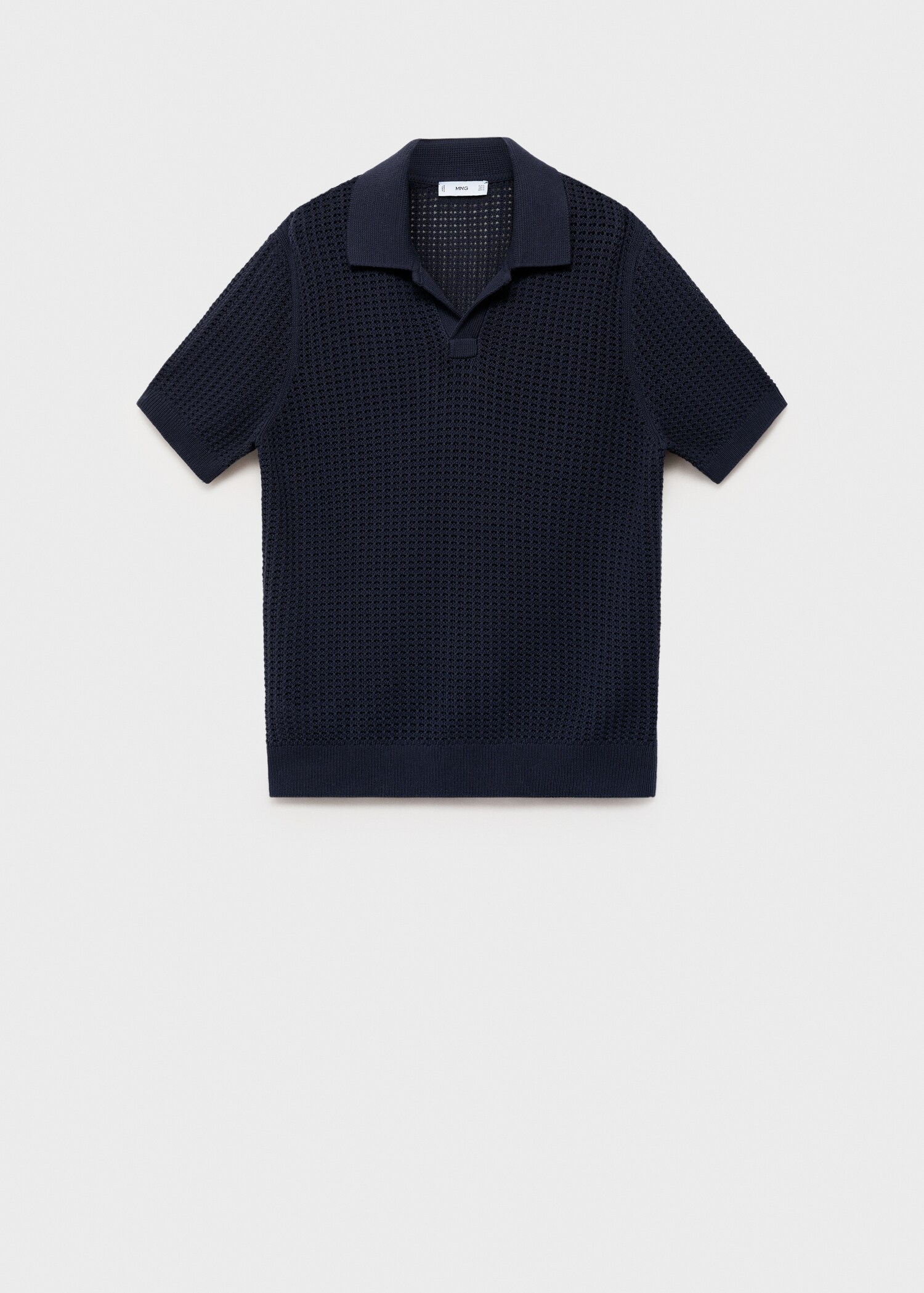 Polo punto algodón calado - Artículo sin modelo