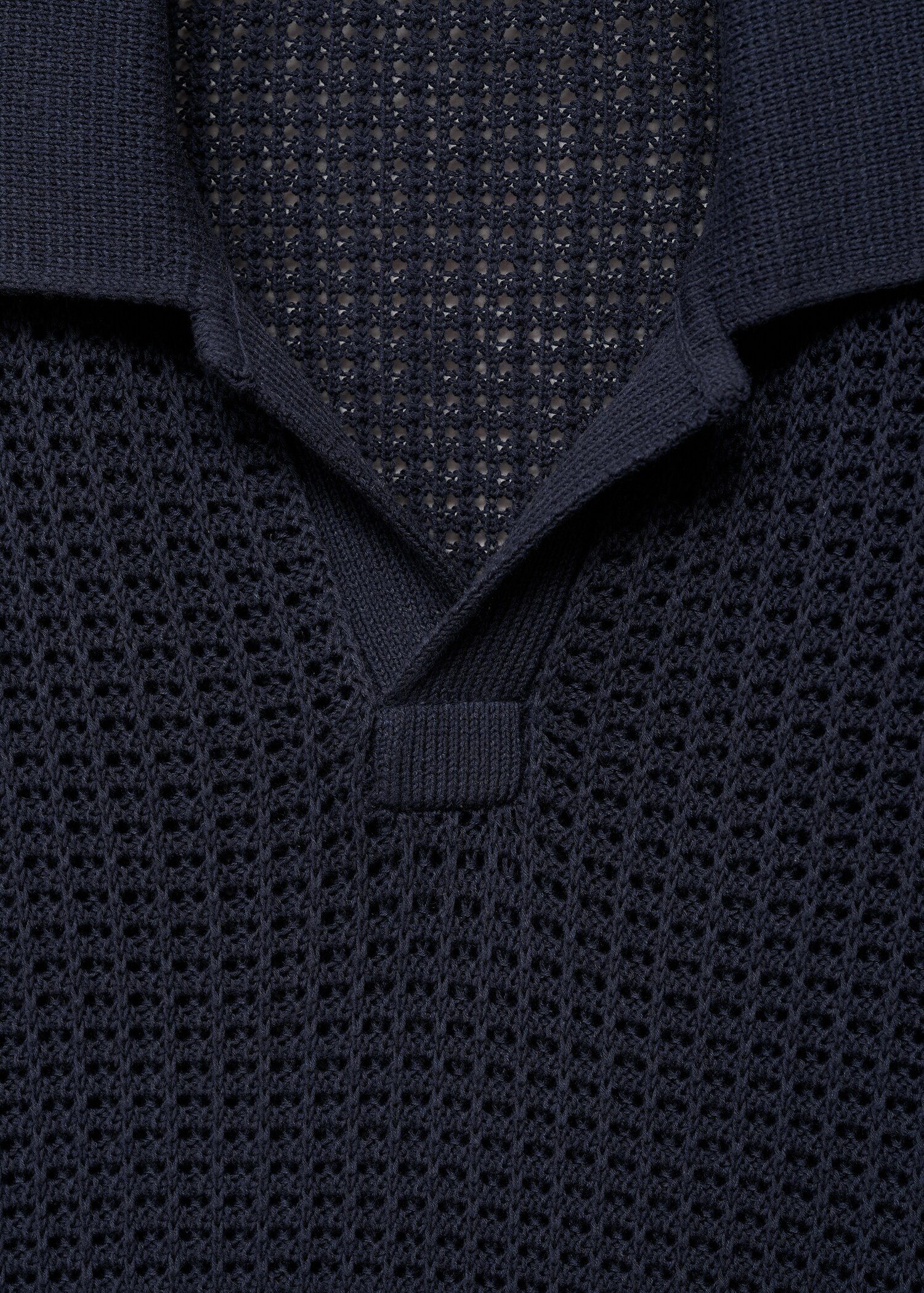 Polo punto algodón calado - Detalle del artículo 8