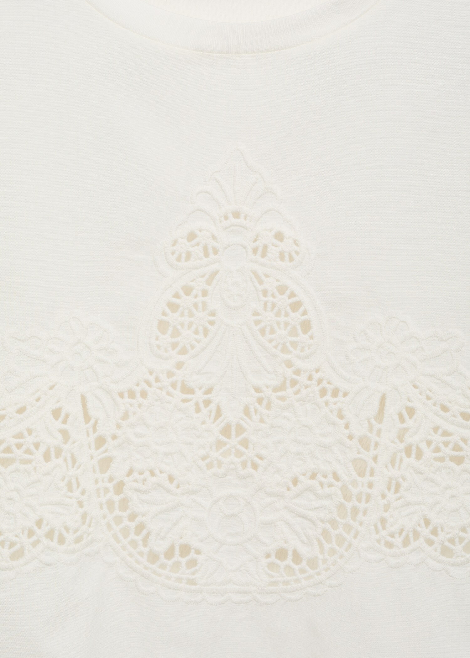 Embroidered cotton T-shirt - Details of the article 8