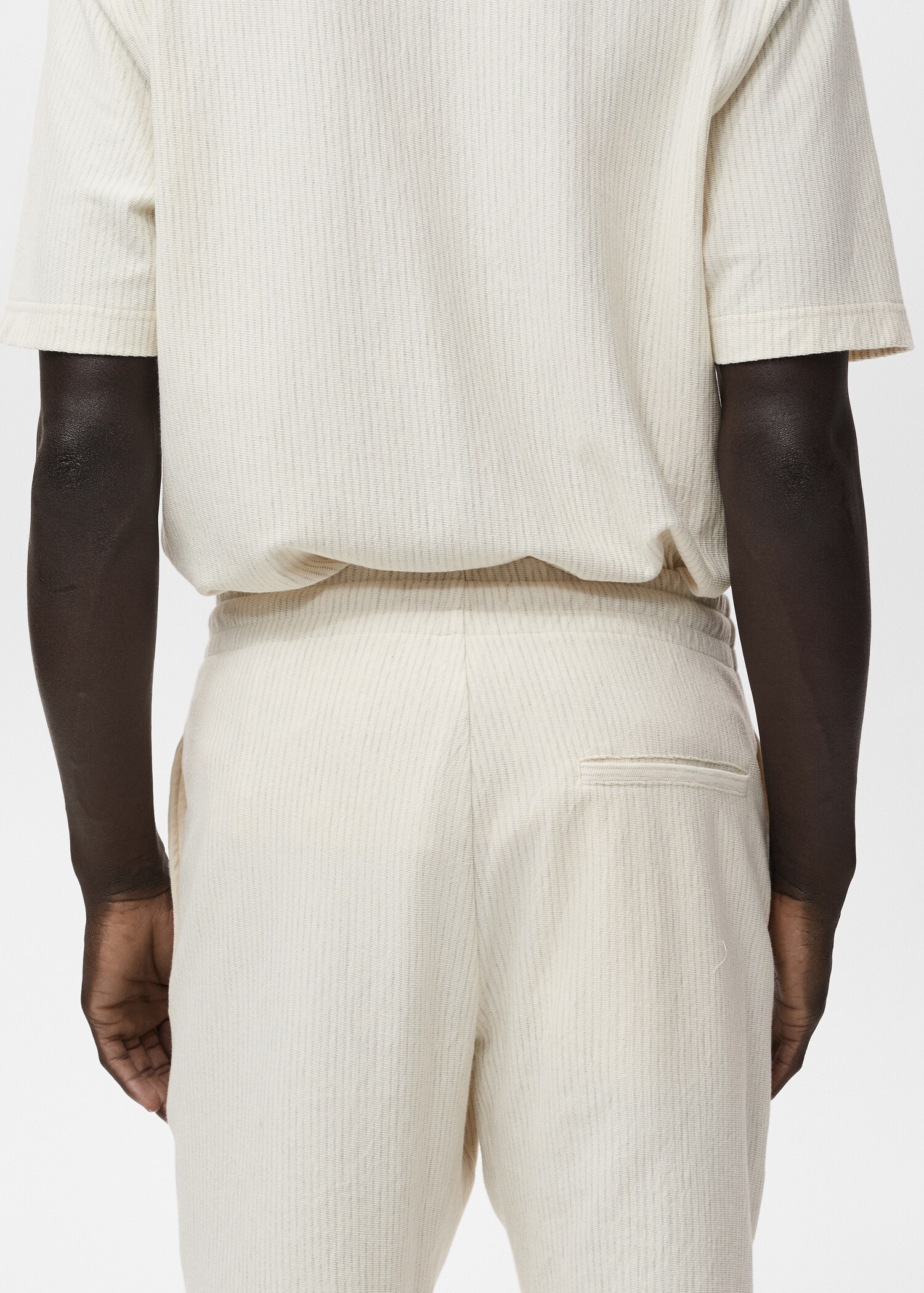 Striped cotton Bermuda shorts - Details of the article 6