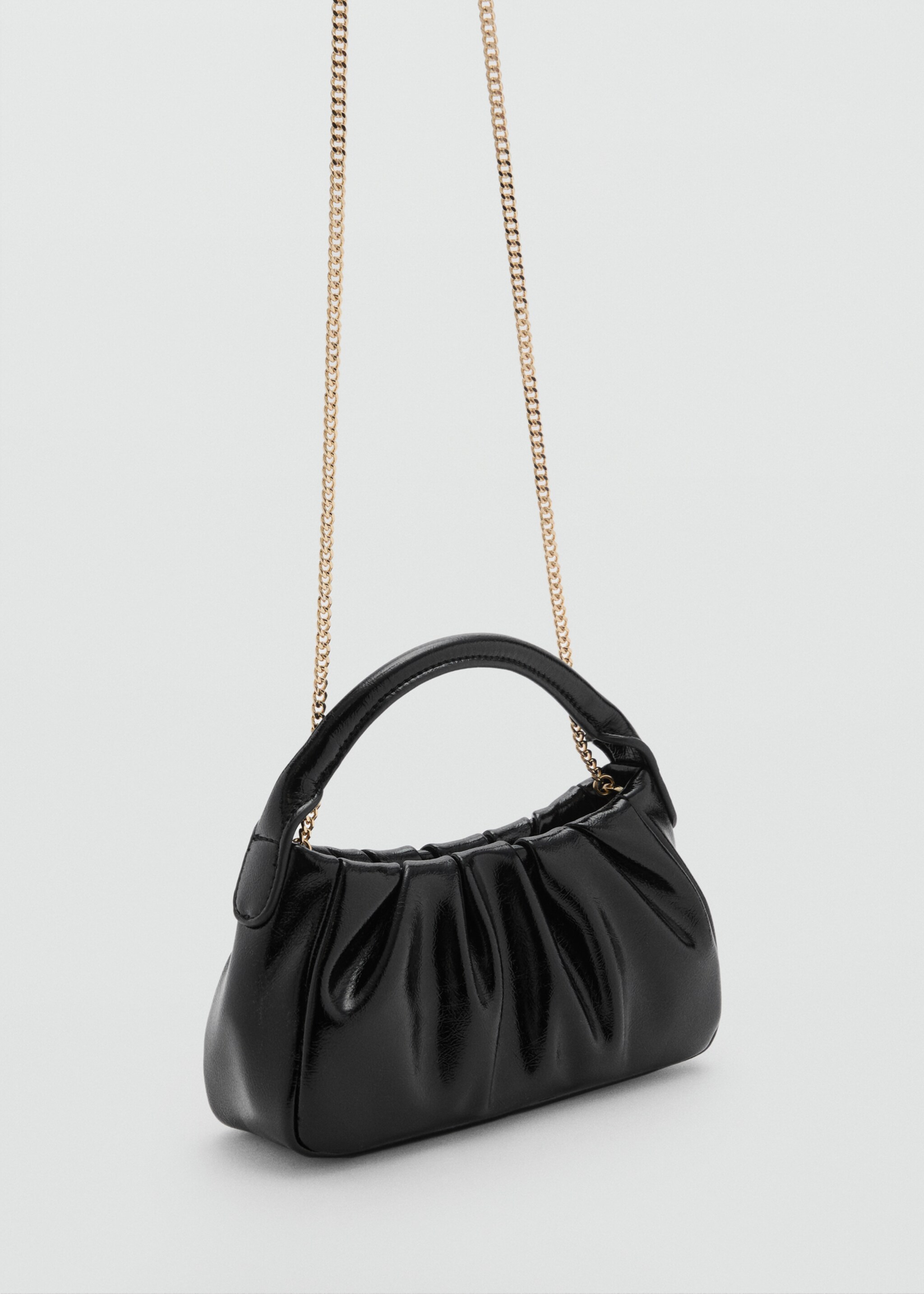 Quilted chain bag - Medium plane, Black. Ref: 87060275-00.