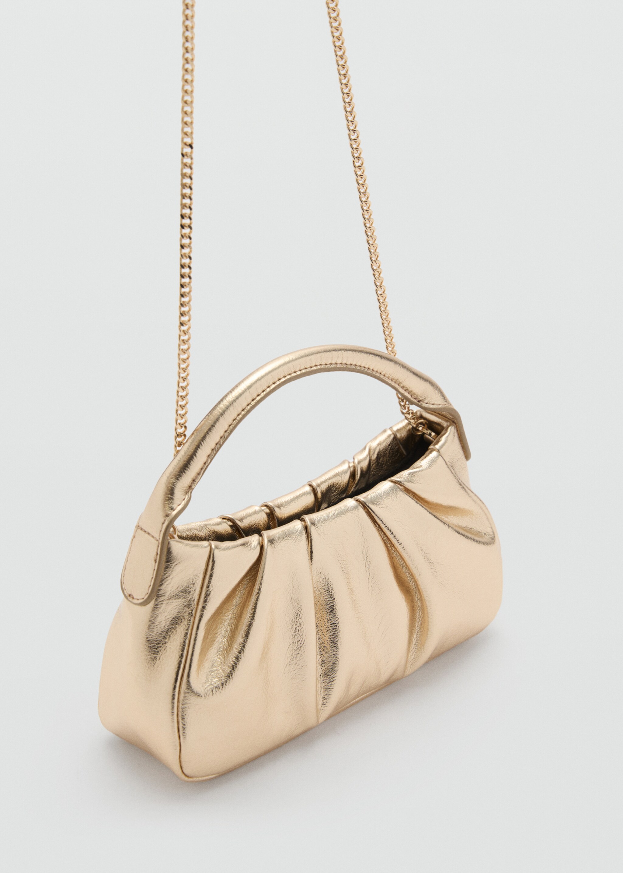 Quilted chain bag - Medium plane, Gold. Ref: 87060275-00.