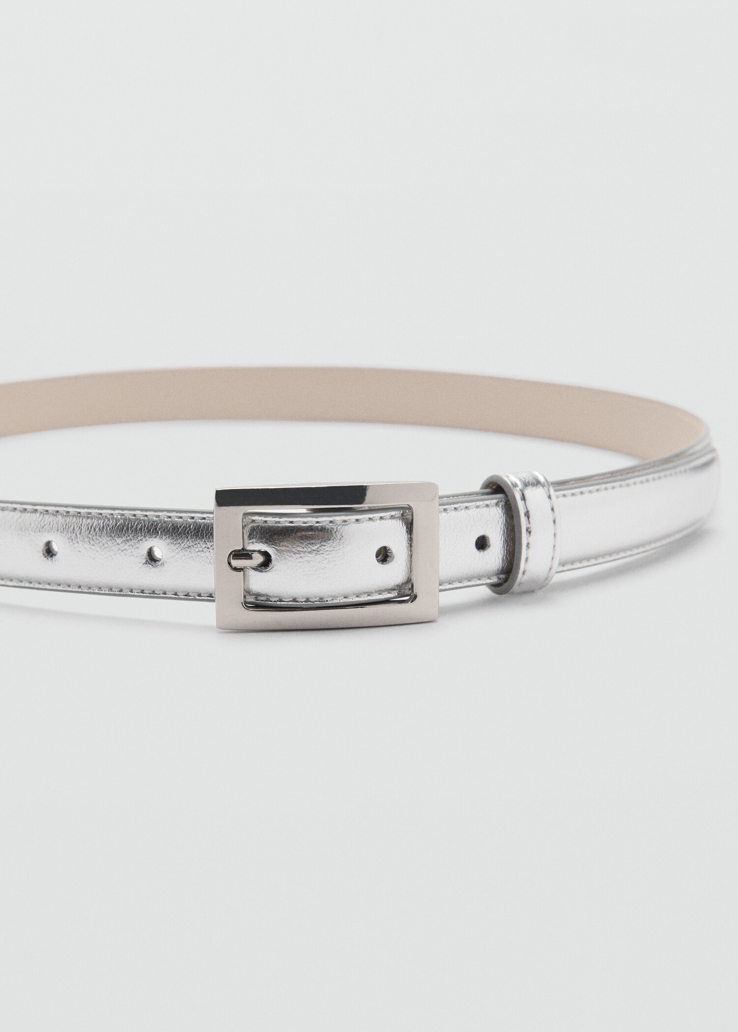 Square buckle belt - Medium plane