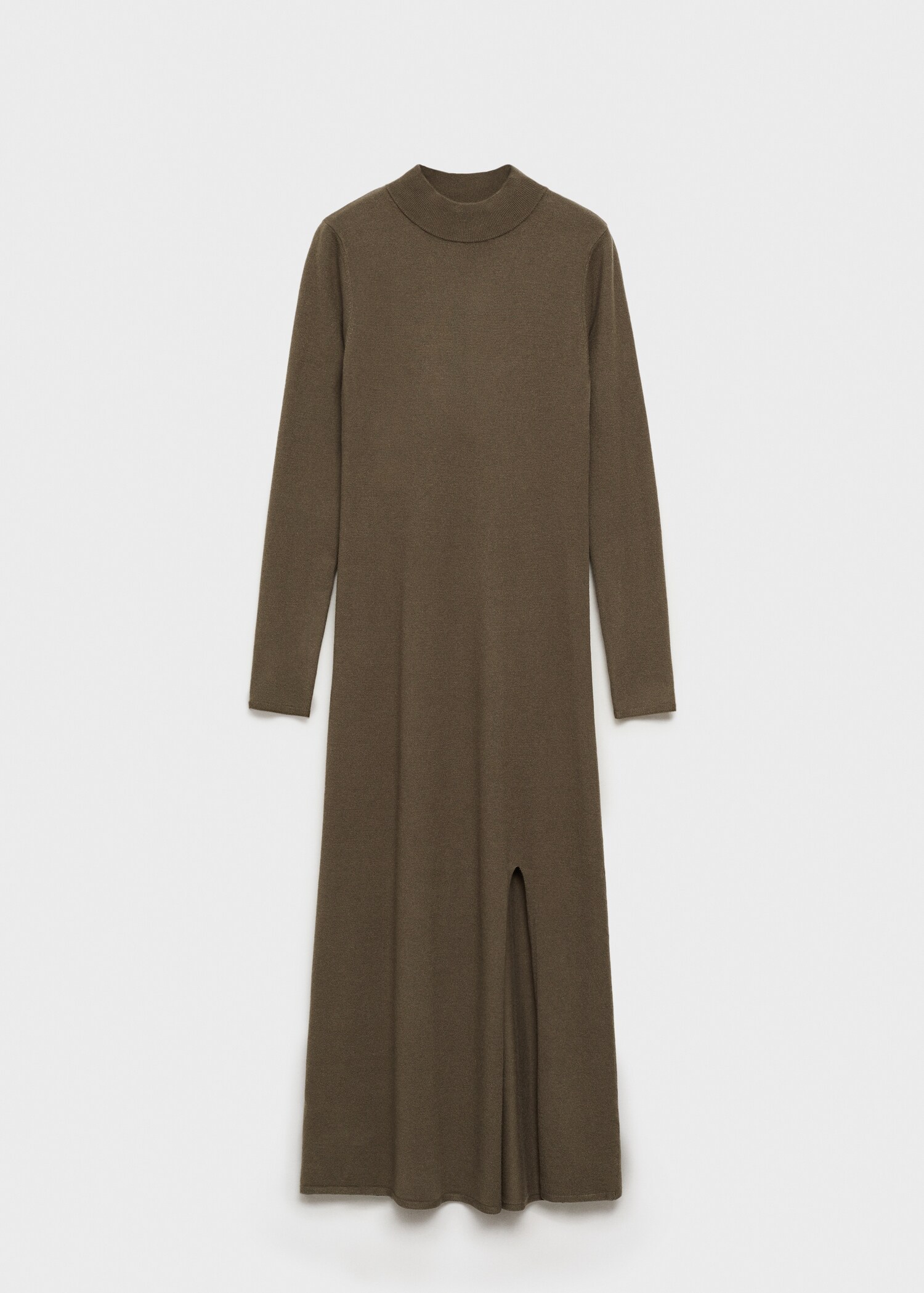 Side slit knit dress - Article without model
