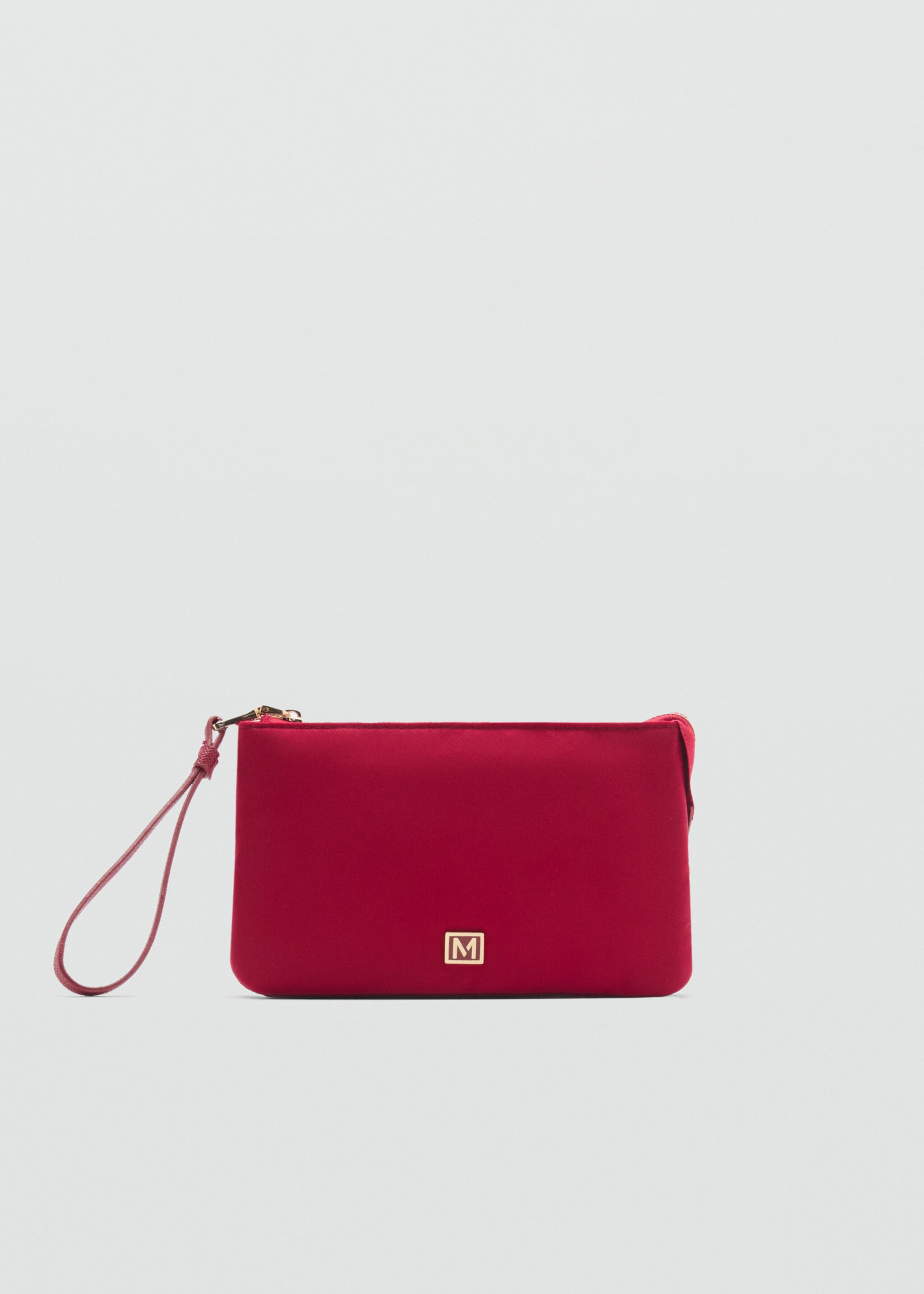 Nylon purse with zip - Article without model, Red. Ref: 87060427-00.